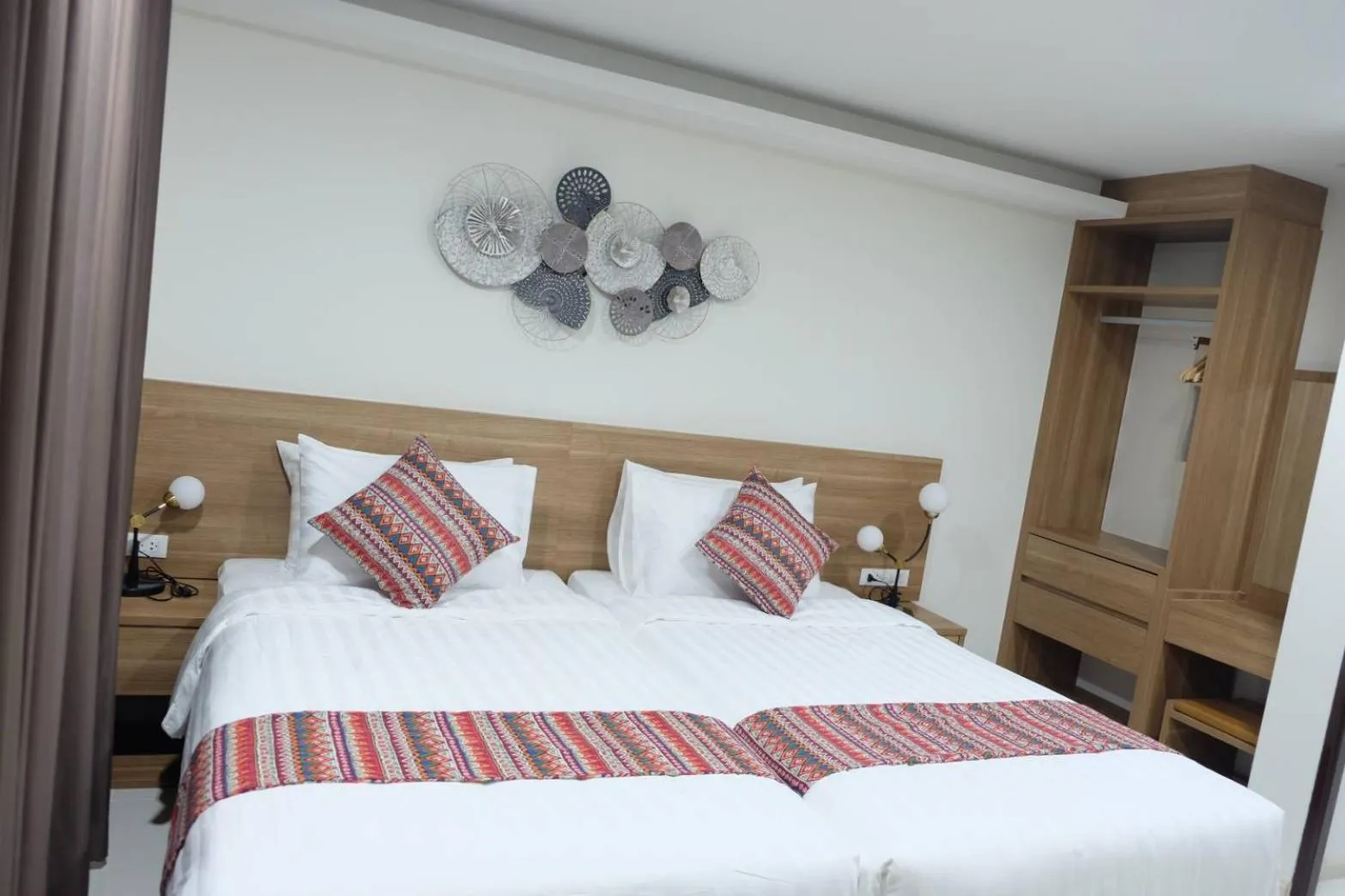 Bed in Christella Hotel Laemchabang