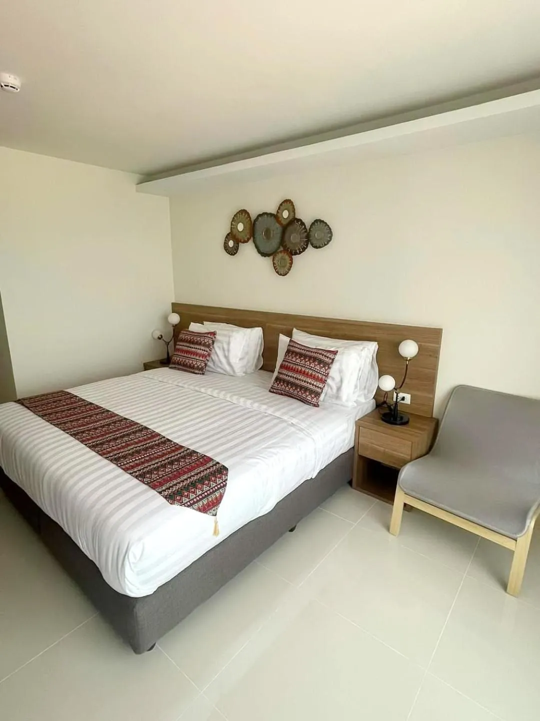 Bed in Christella Hotel Laemchabang