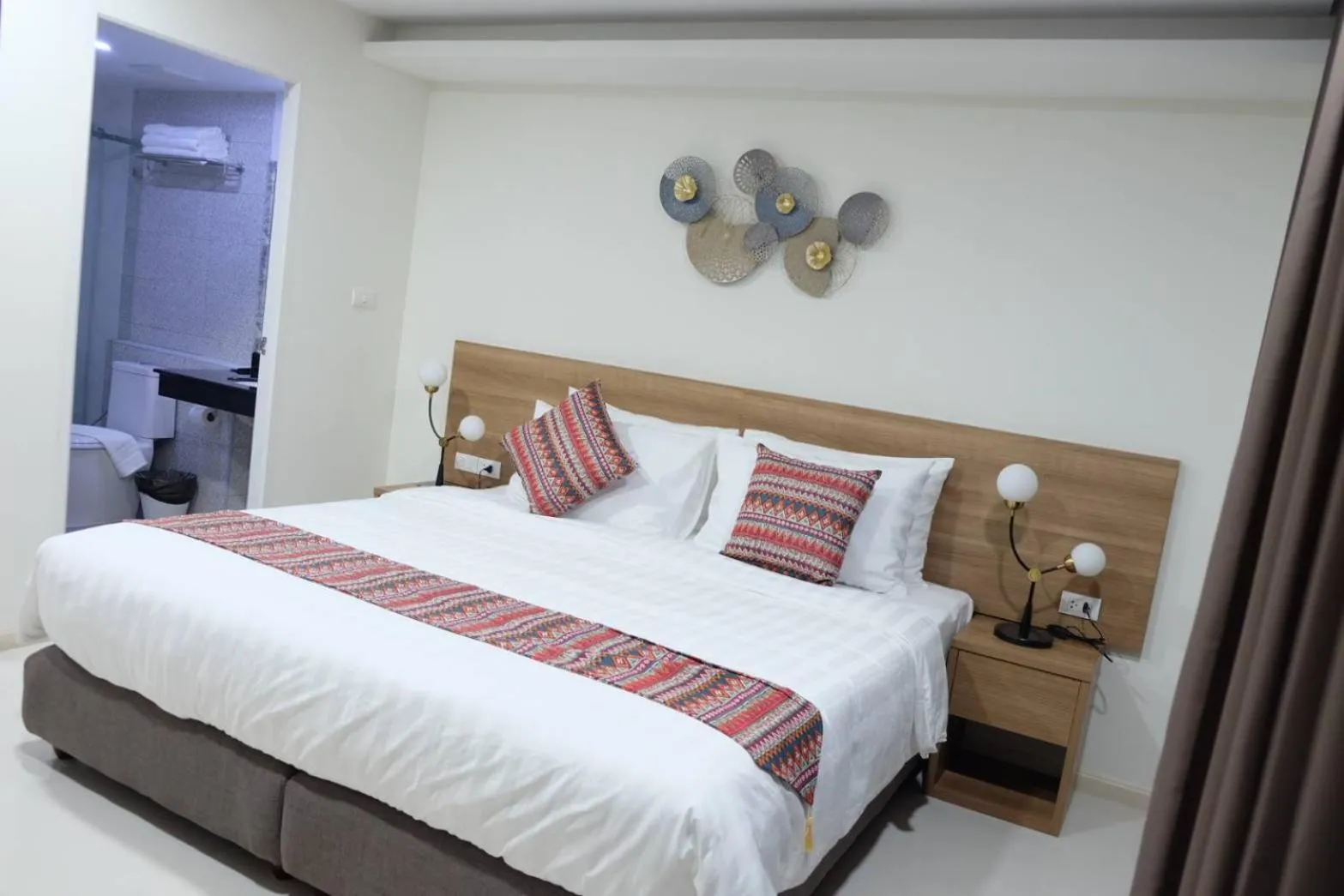 Bed in Christella Hotel Laemchabang