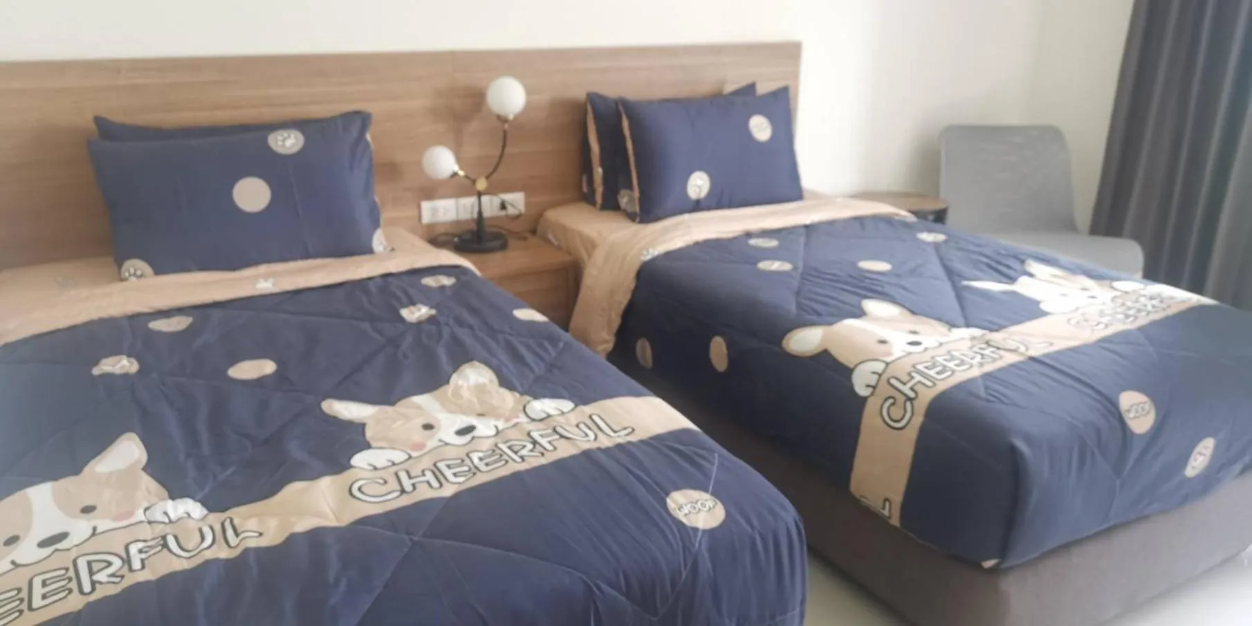 Bed in Christella Hotel Laemchabang