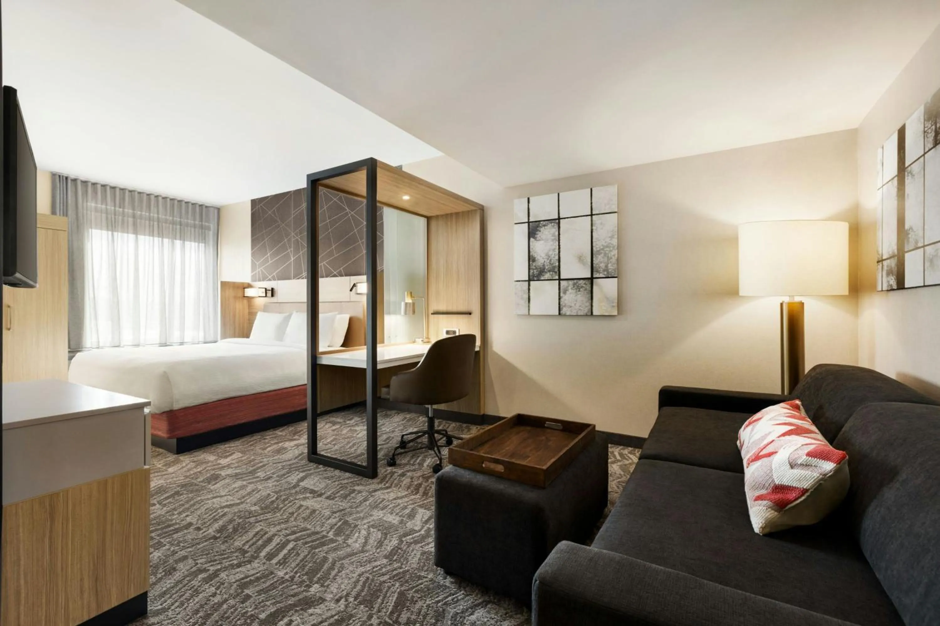 Photo of the whole room, Bed in SpringHill Suites by Marriott Camp Hill