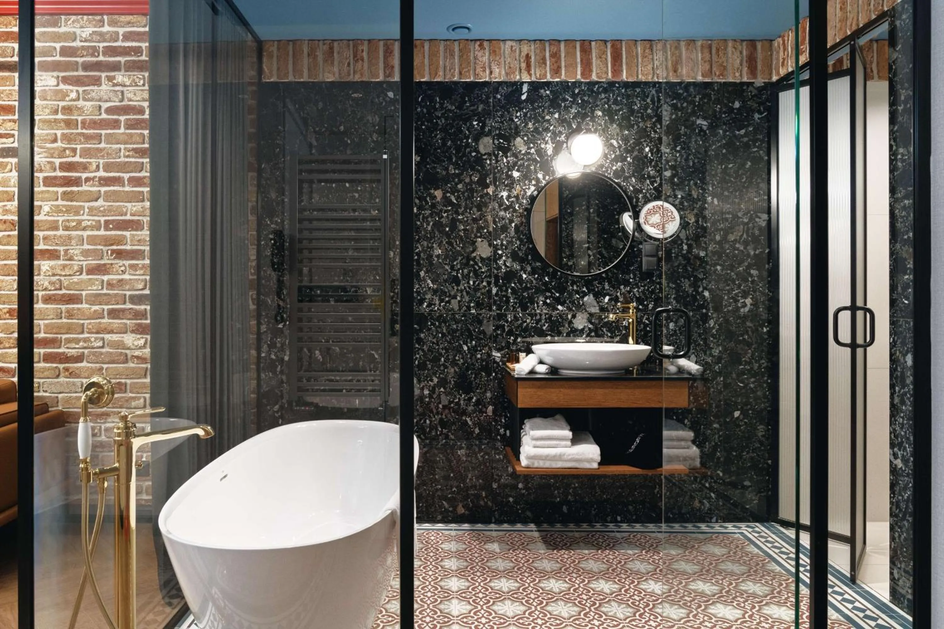 Bathroom in Radisson RED Gdansk, Wyspa Spichrzów