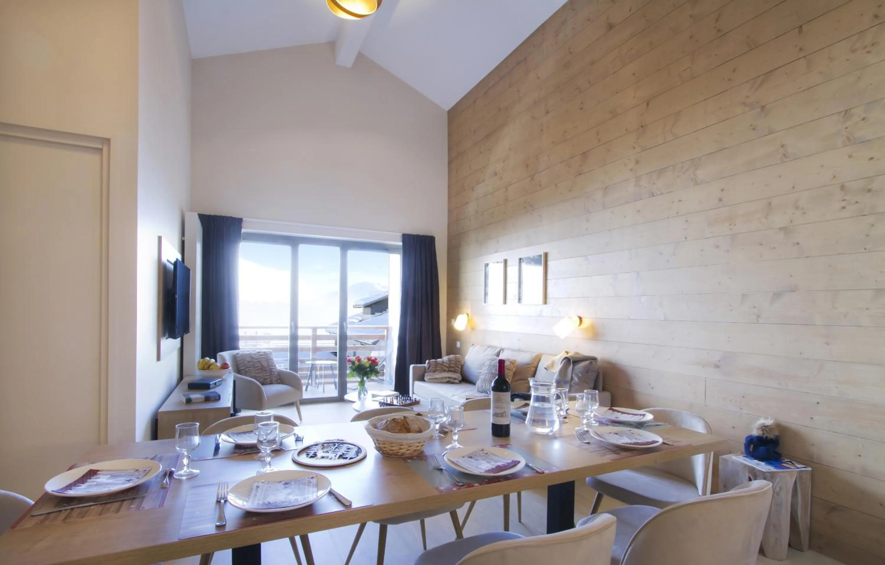 Seating area in Résidence Odalys l'Éclose