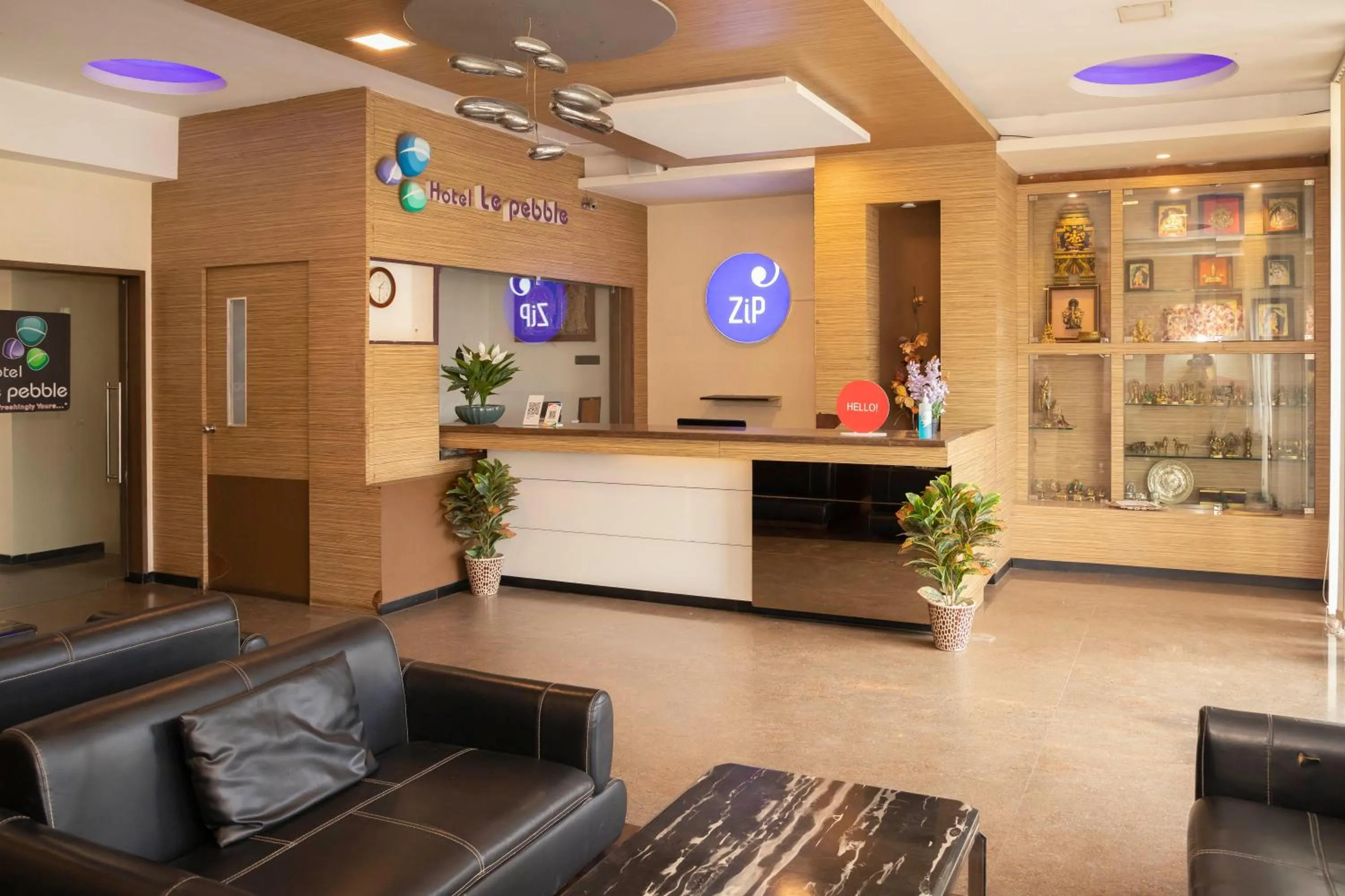 Lobby or reception in THE PEBBLE Boutique Hotel