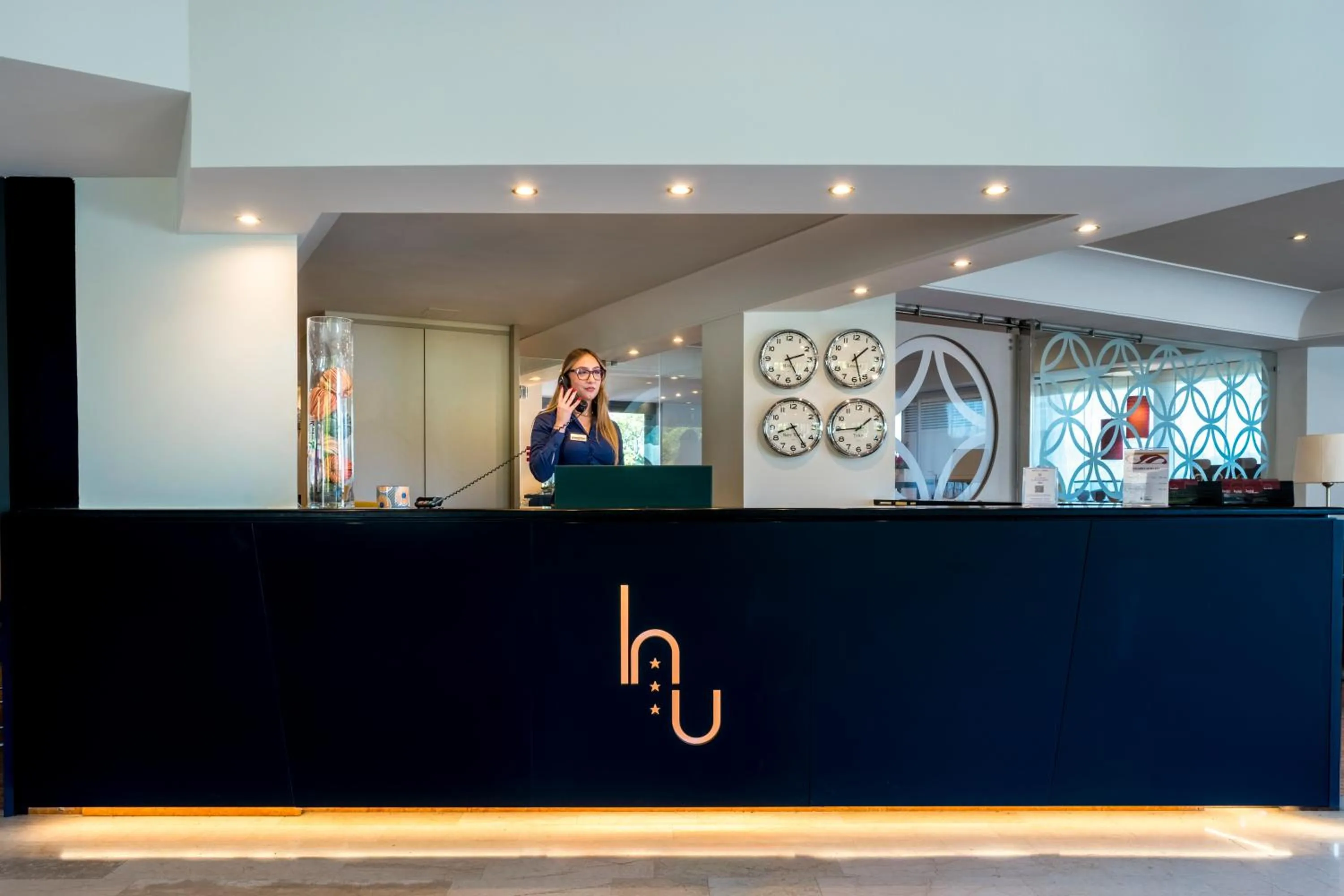 Lobby or reception in Hotel Umbria