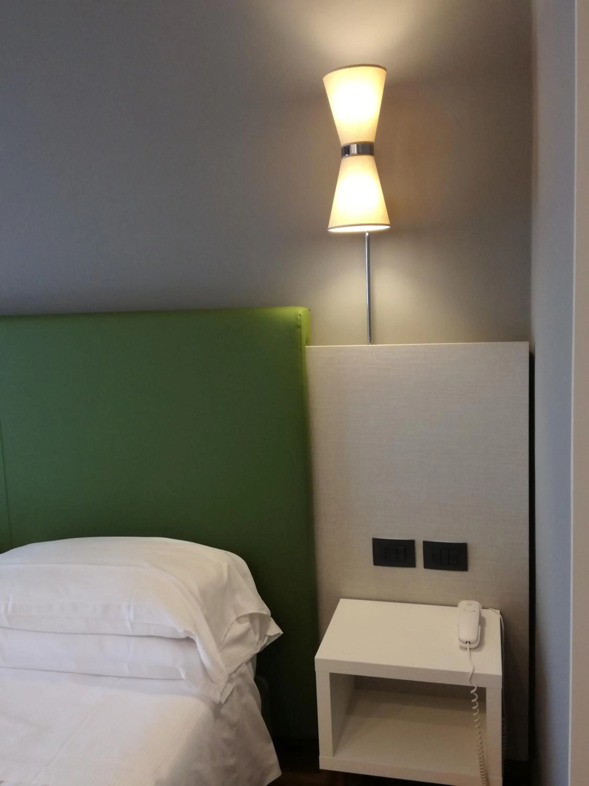 Decorative detail, Bed in Hotel Umbria