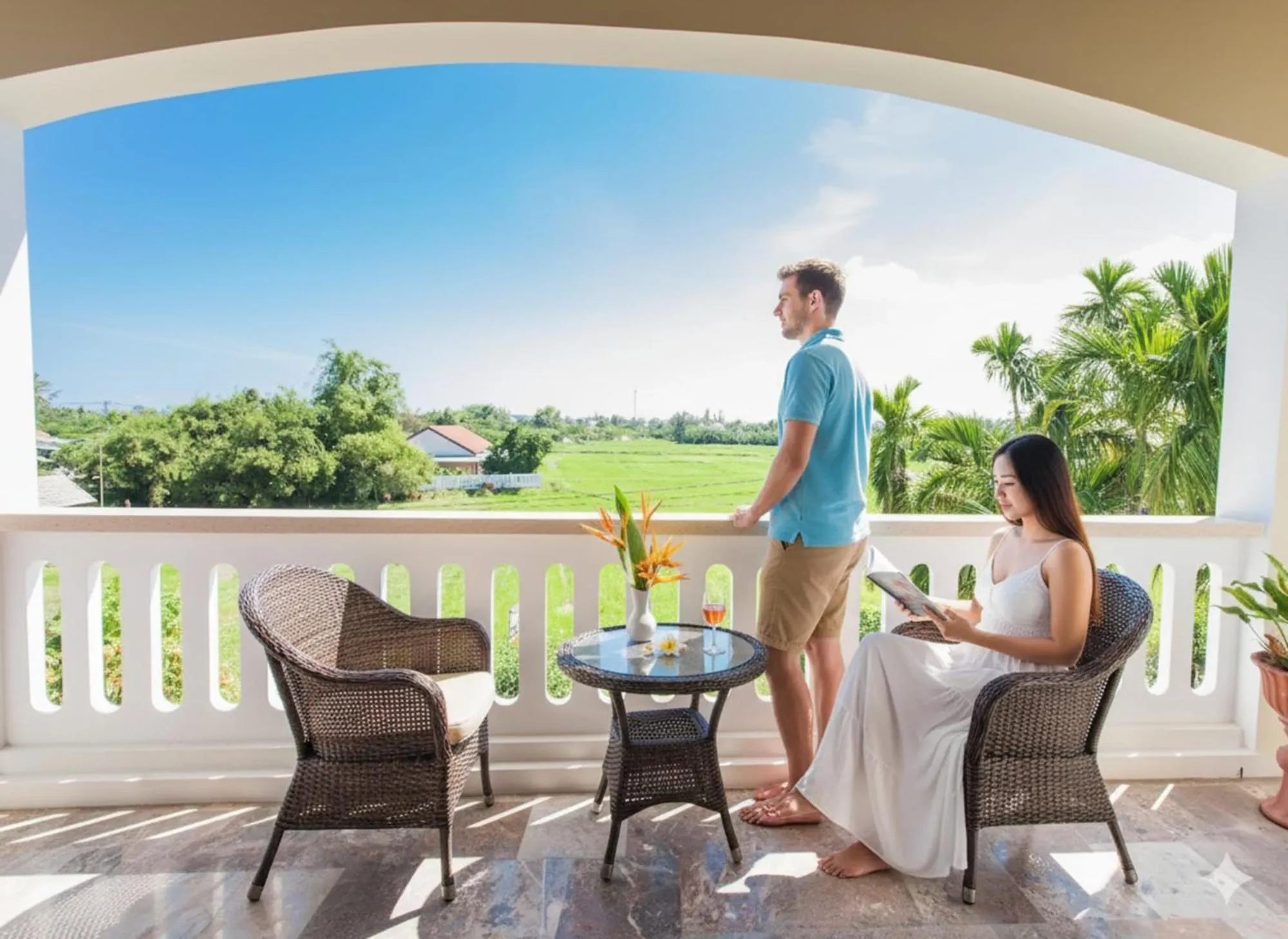 Balcony/Terrace in Én Retreat Hoi An