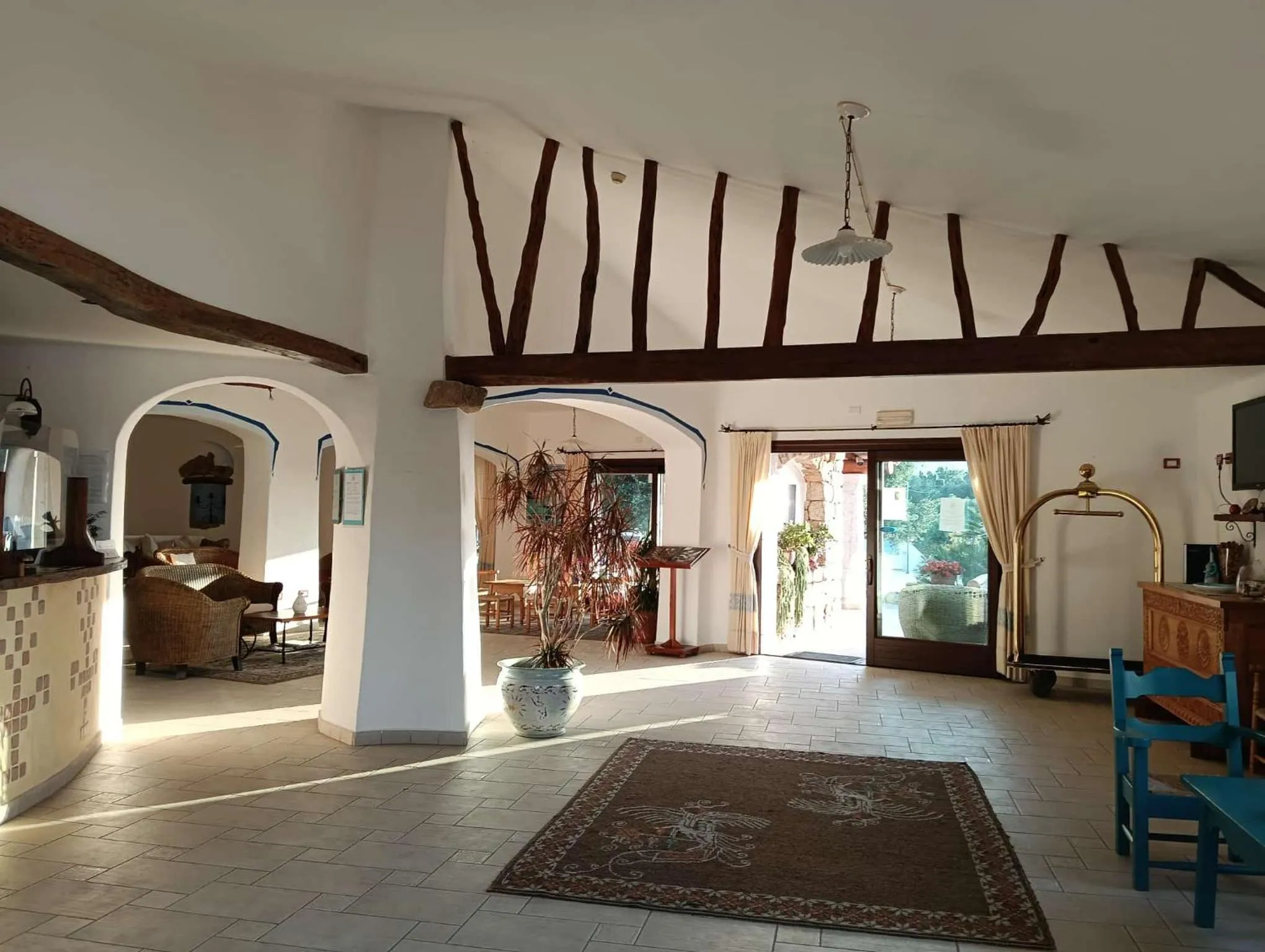 Lobby or reception in Hotel Resort Nuraghe Arvu