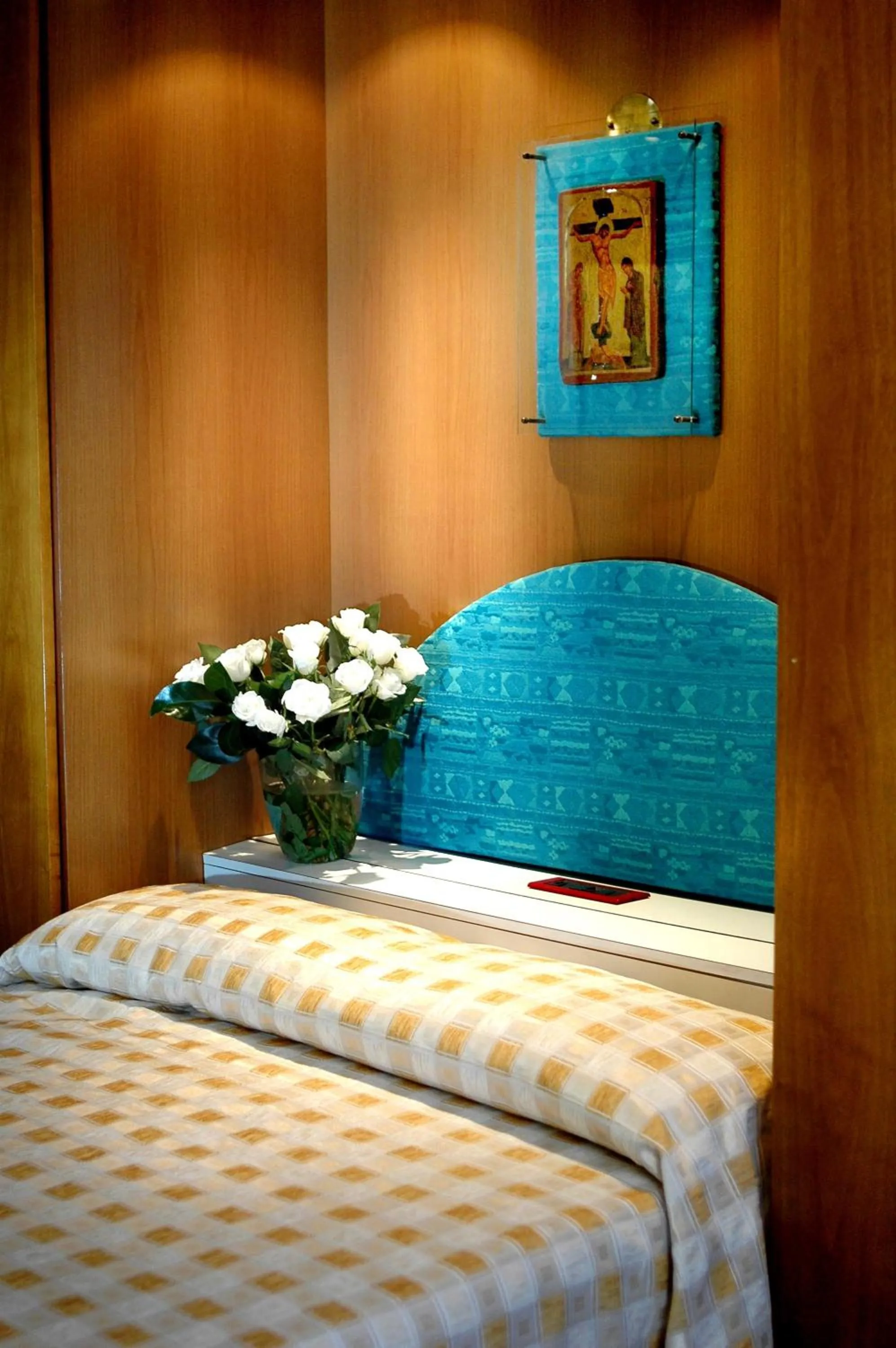 Decorative detail, Bed in Hotel Napoleon - City & Station