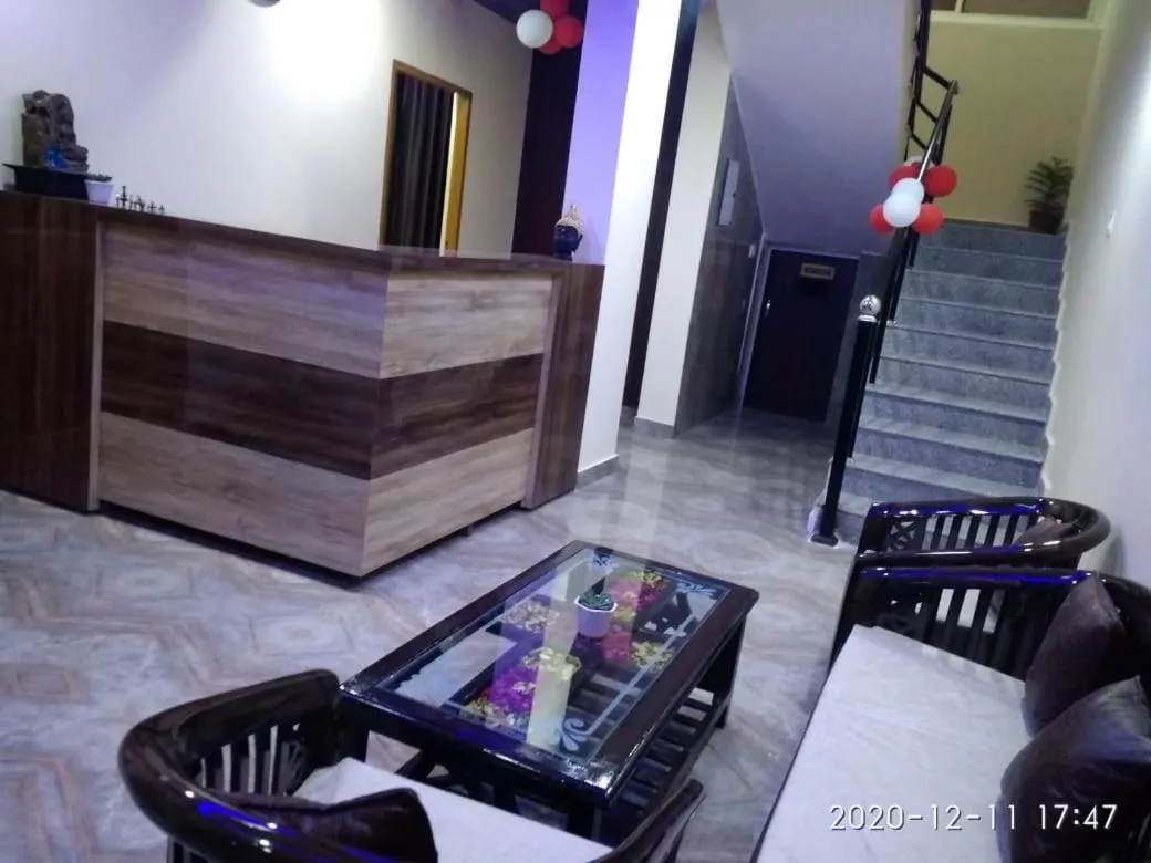 Lobby or reception in Hotel Krishna Rishikesh