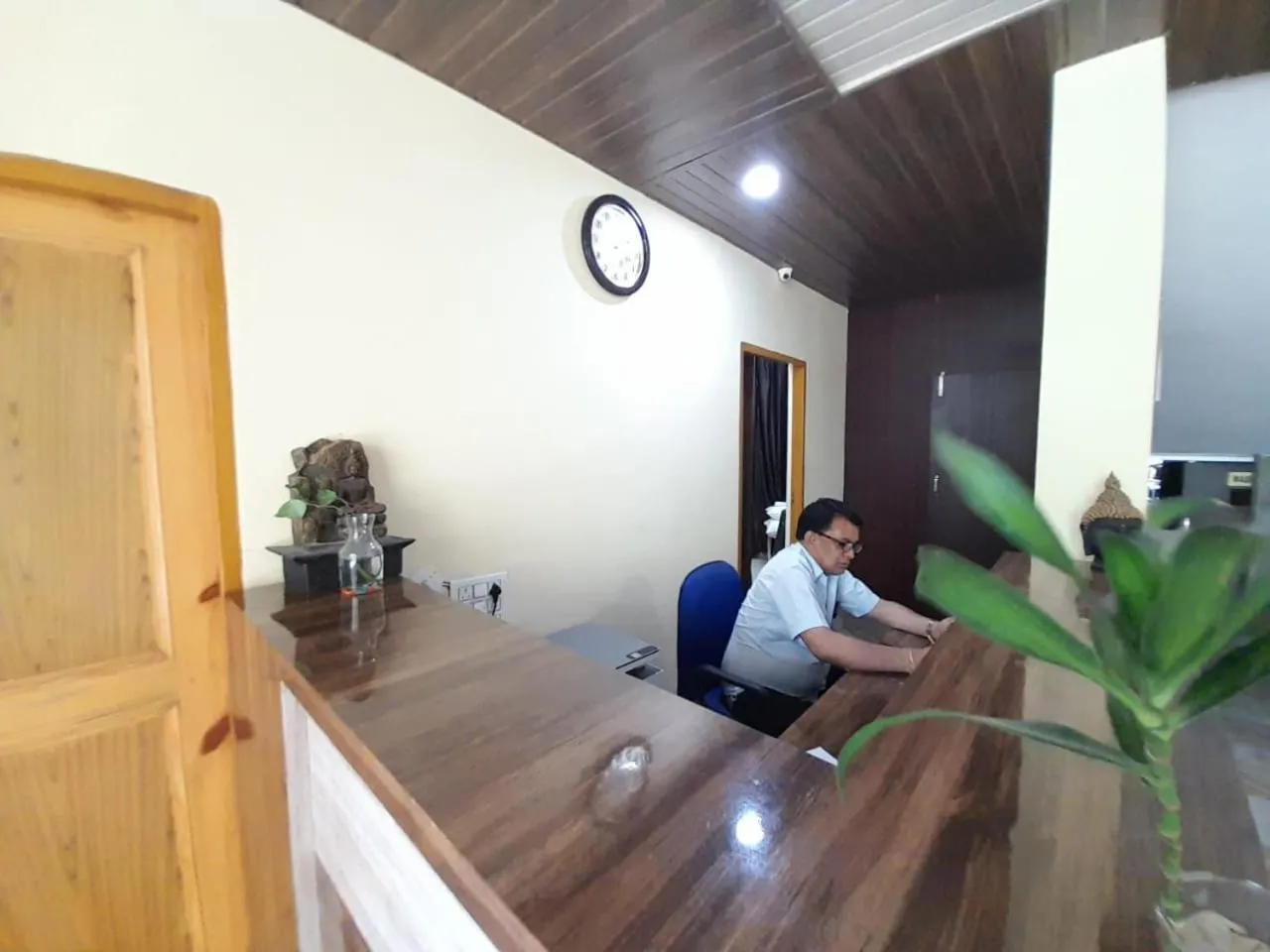 Lobby or reception in Hotel Krishna Rishikesh