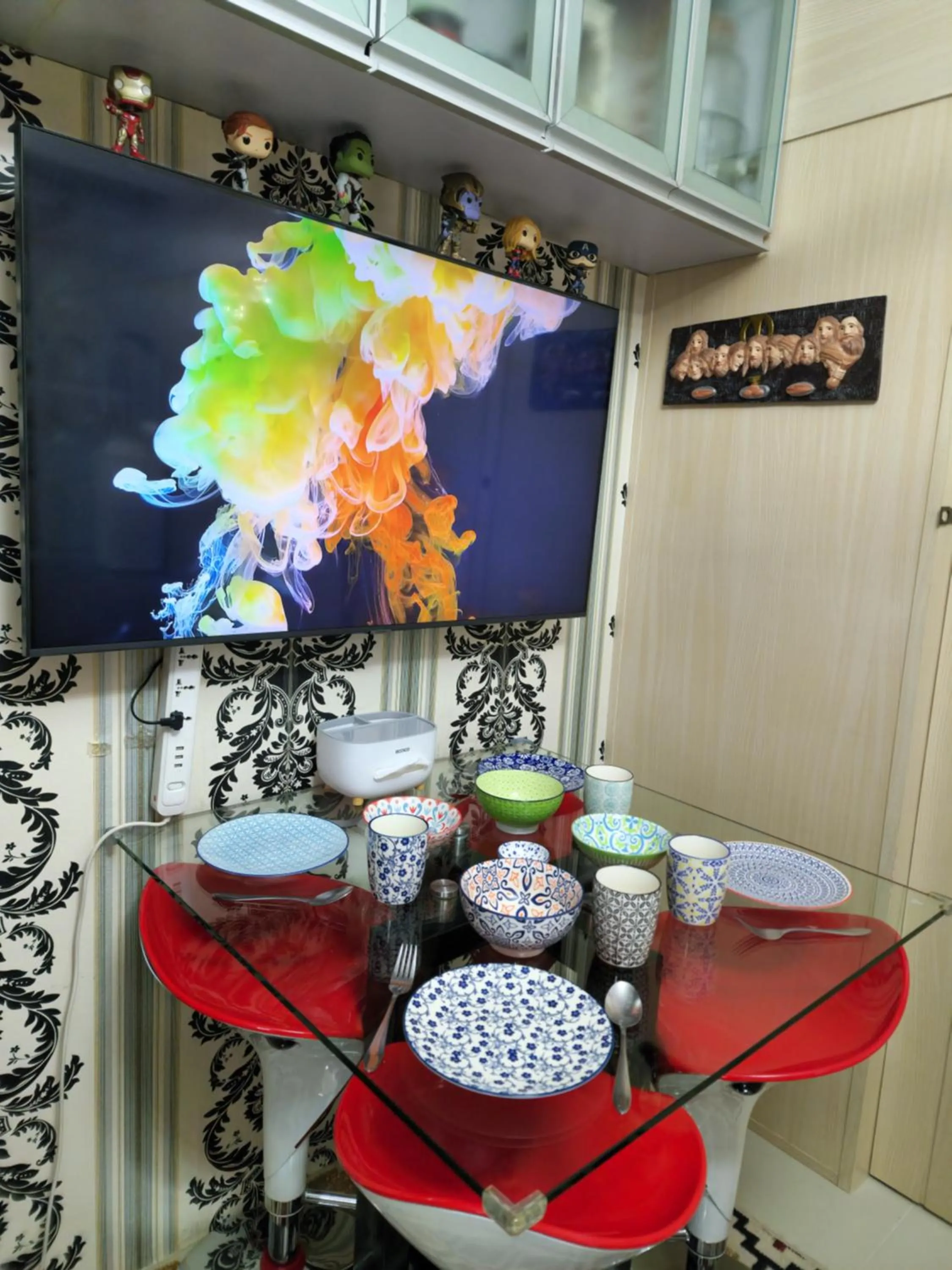 Decorative detail in Elegant Studio at Grass Residences 1-5 persons only, Quezon City