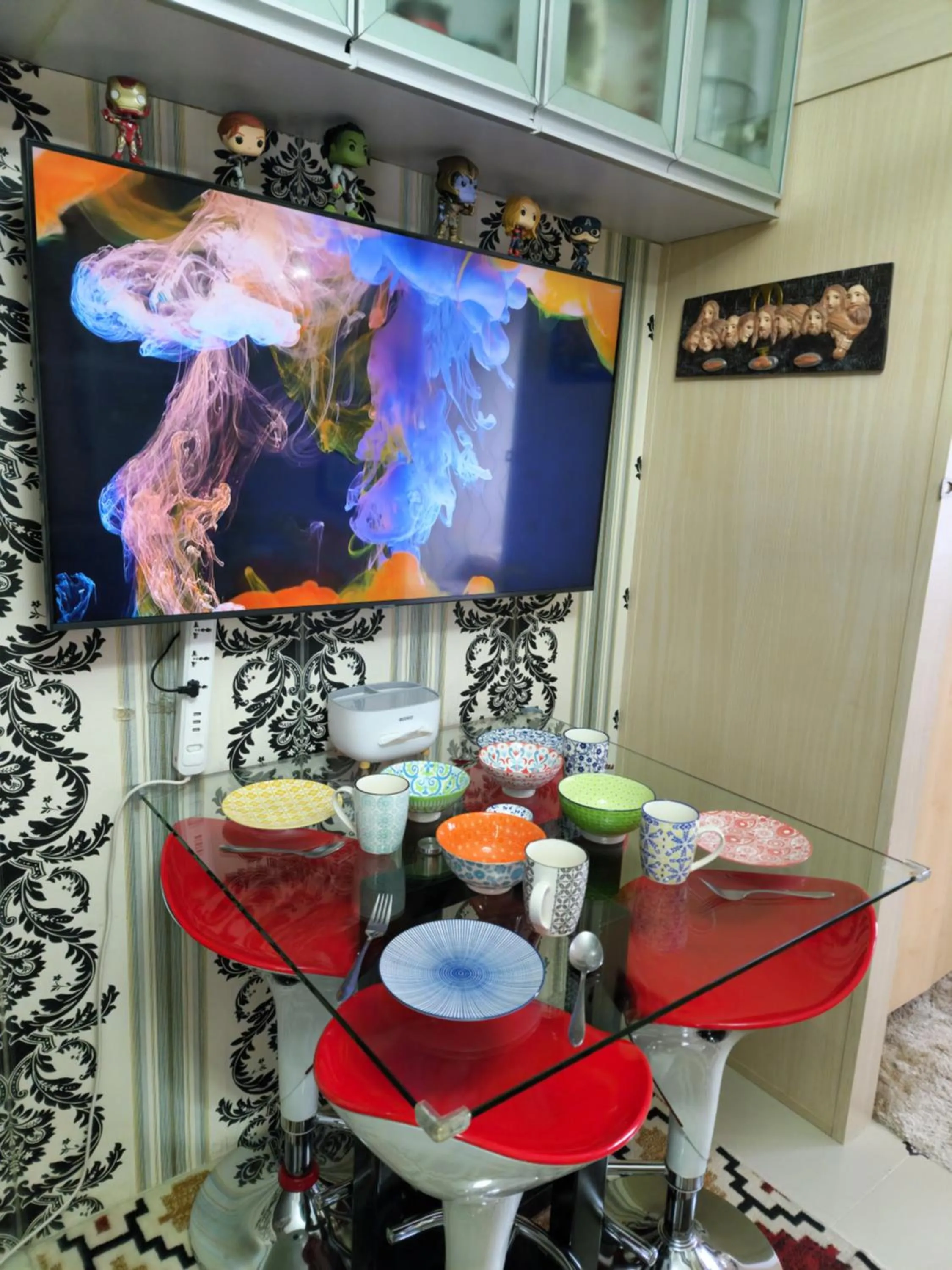 TV and multimedia in Elegant Studio at Grass Residences 1-5 persons only, Quezon City