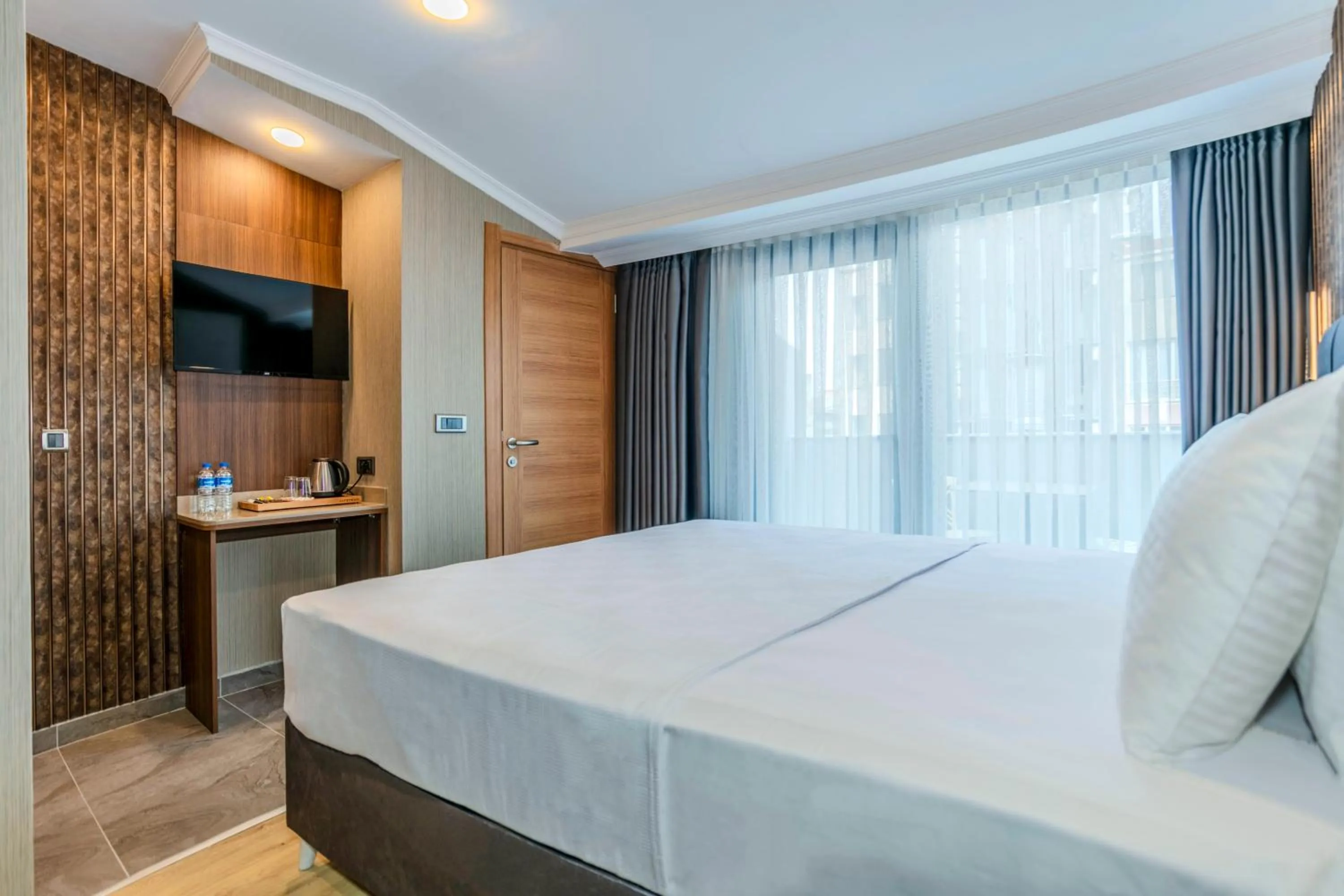 TV and multimedia, Bed in Hamitbey Hotel Yenikapı