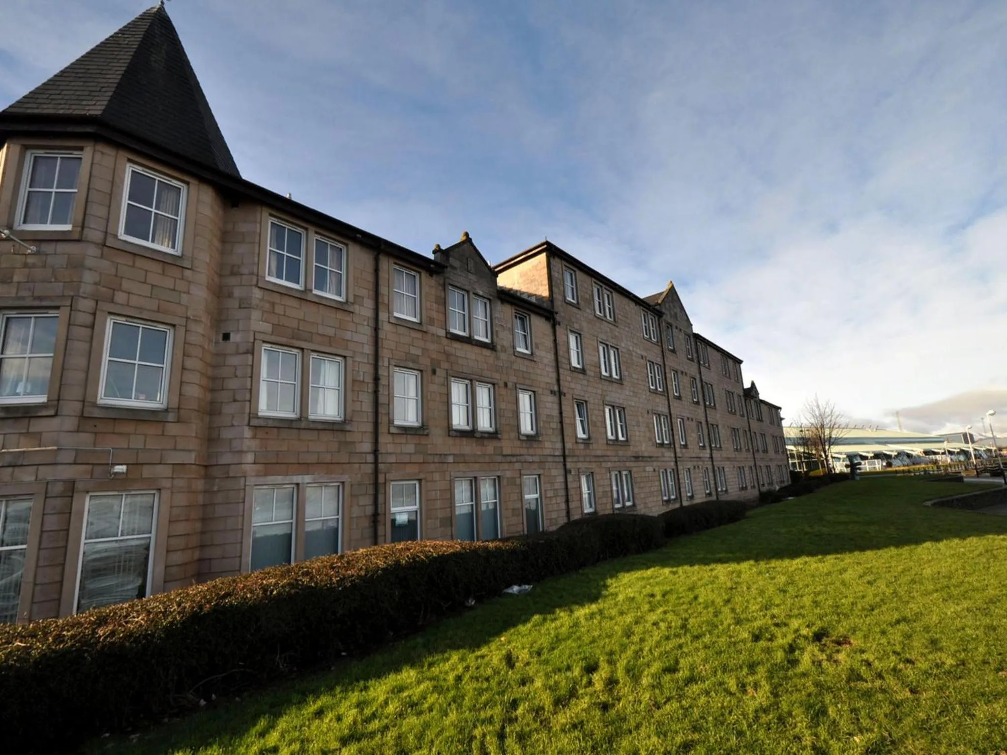 Bird's eye view in The Waterfront