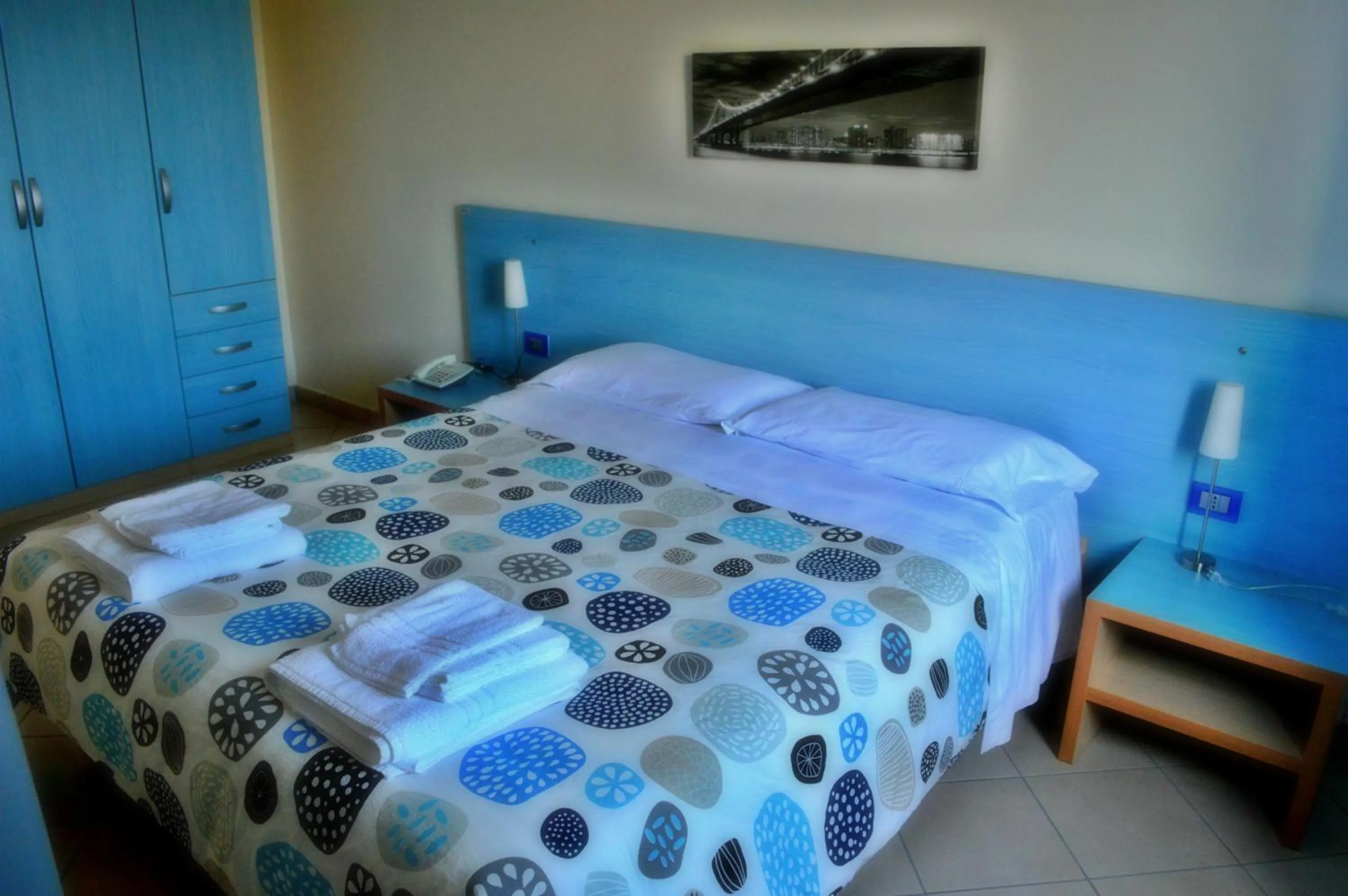 Bedroom, Bed in Residence Miljunka