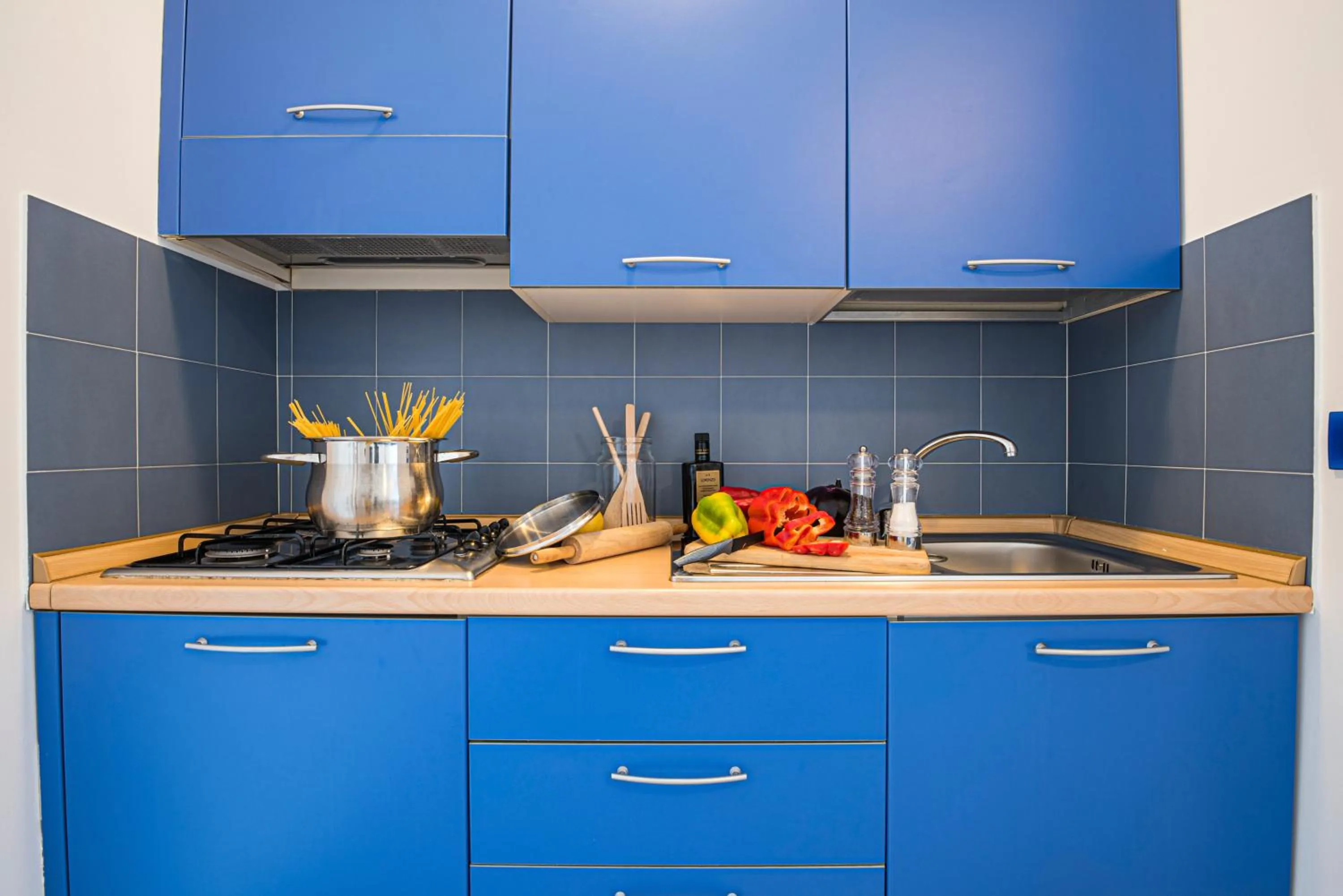 Kitchen or kitchenette in Residence Miljunka