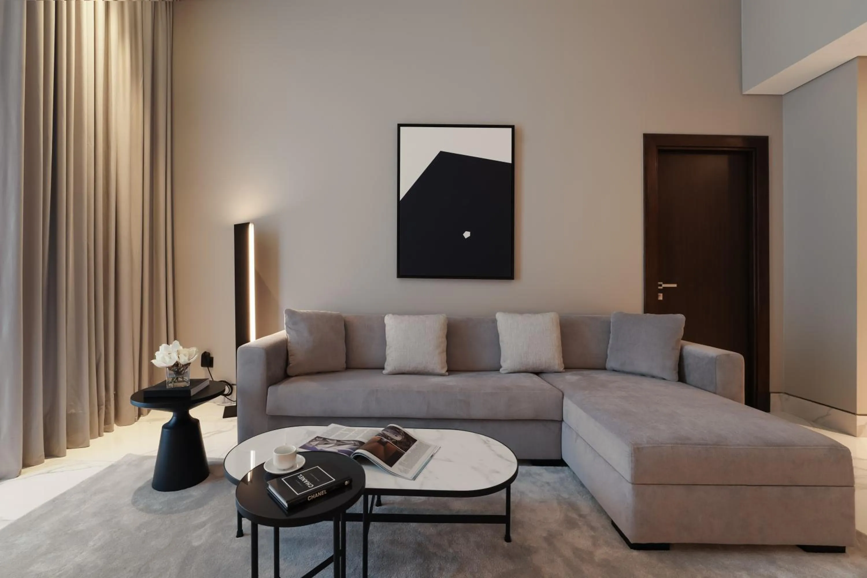 Living room in Lusso Hometels J One Business Bay