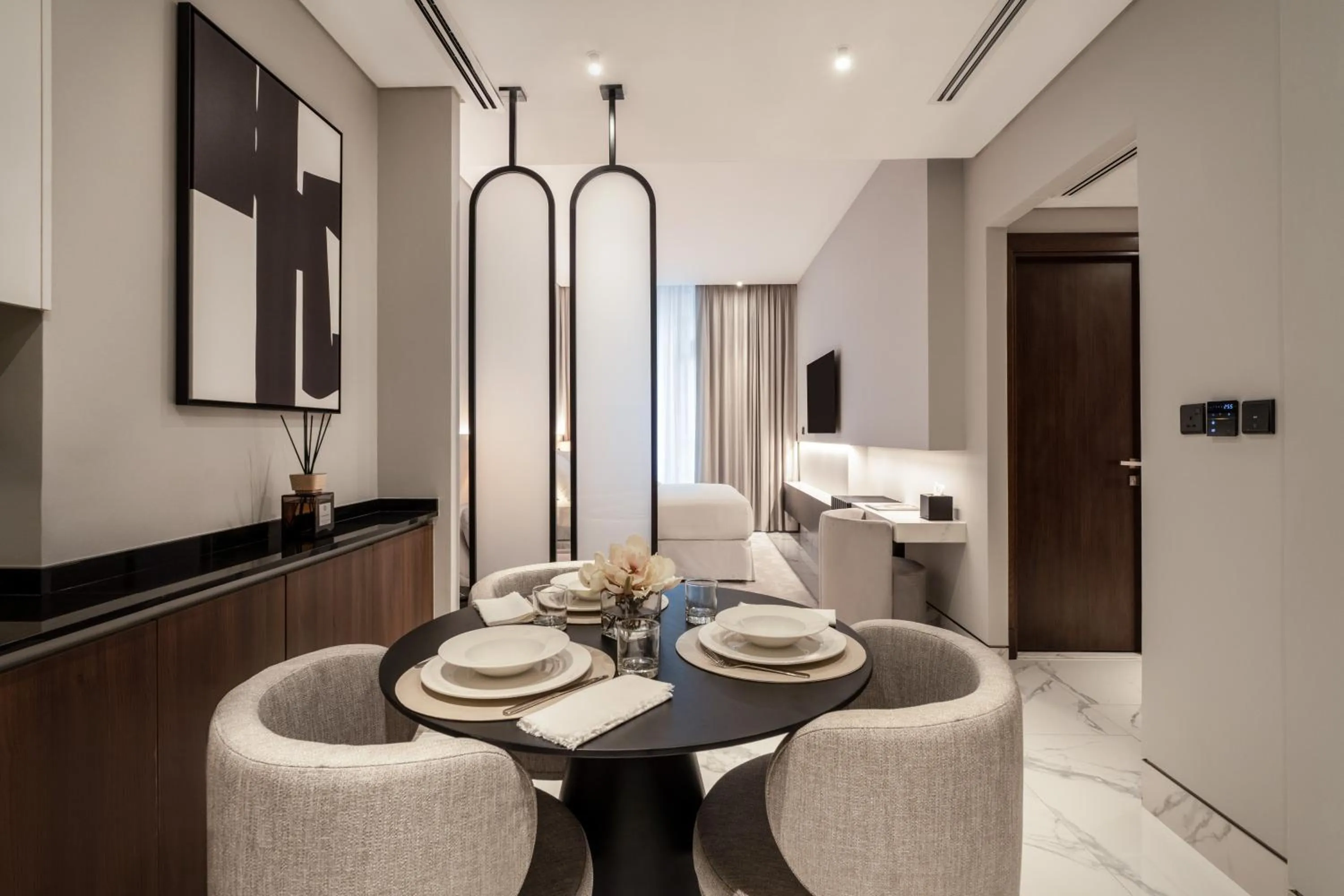 Living room in Lusso Hometels J One Business Bay