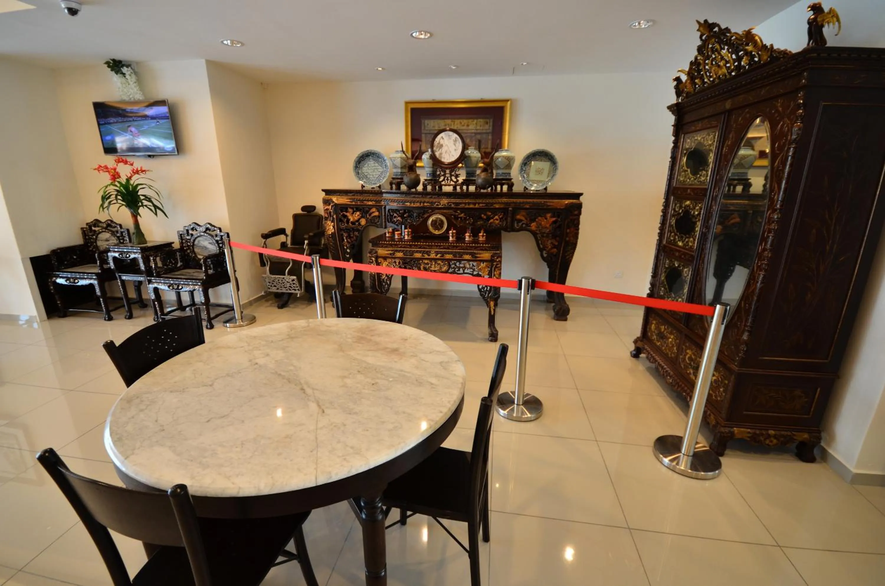 Decorative detail in 906 Riverside Hotel Malacca