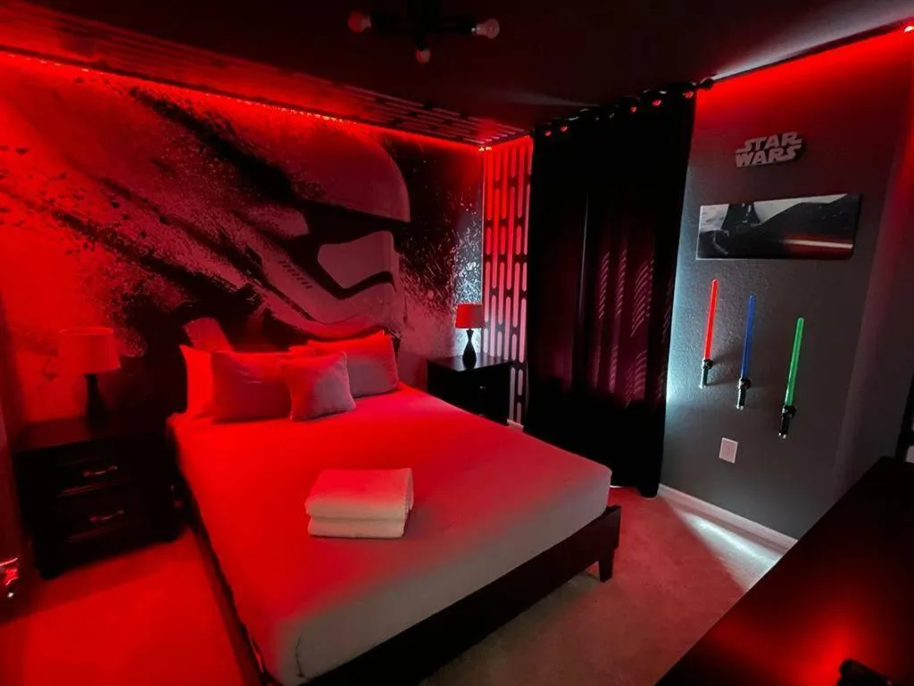 Bed in 7-bed w Pool, Game Room and Free Resort Access