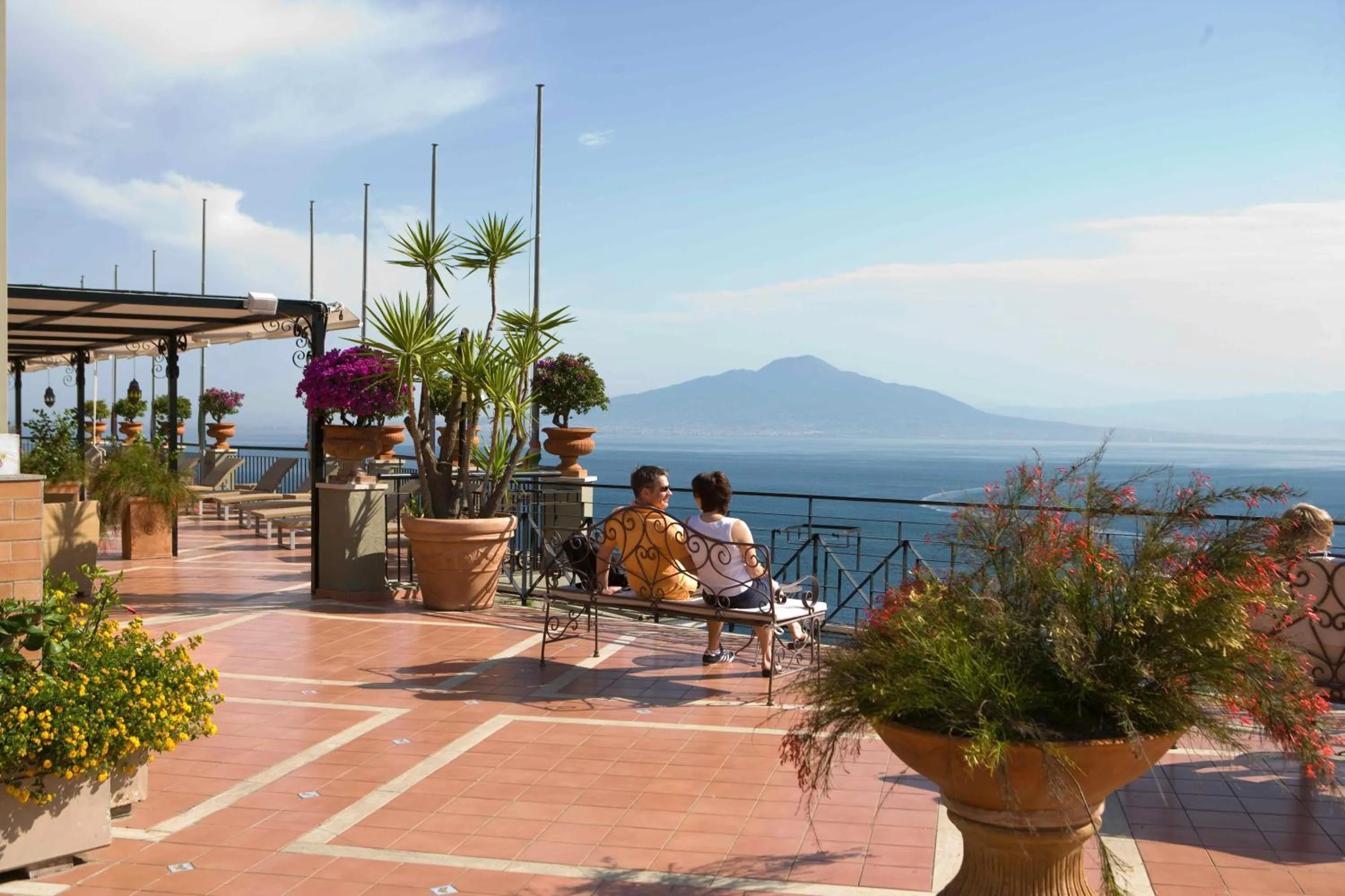 Patio in Hotel Bristol