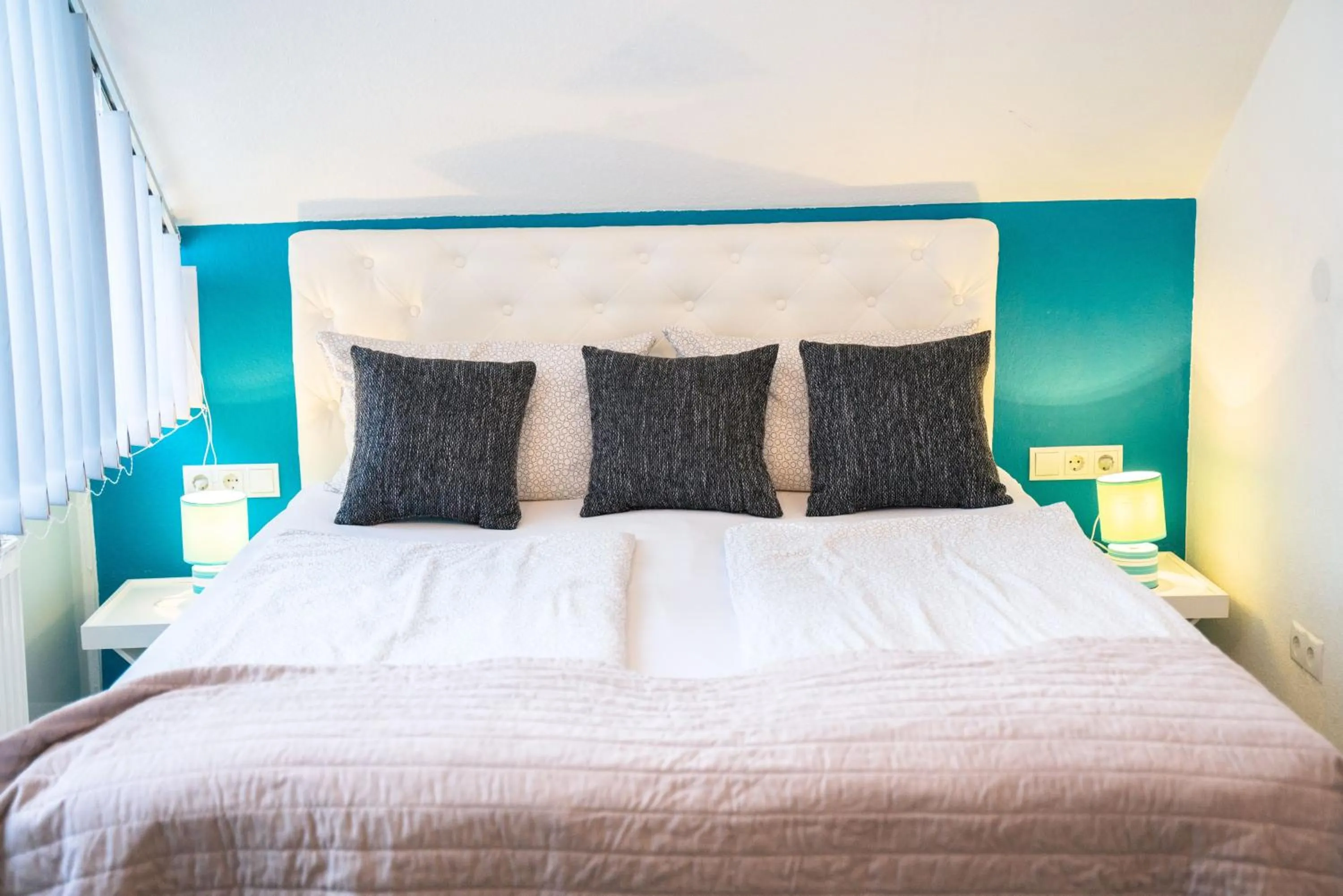 Bed in Apartments Andante