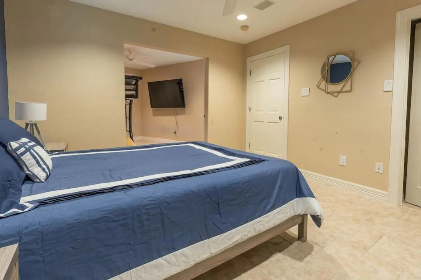 Bedroom, Bed in Huge 6 Bedroom with Pool, Spa, 85 Inch TV, Game Room