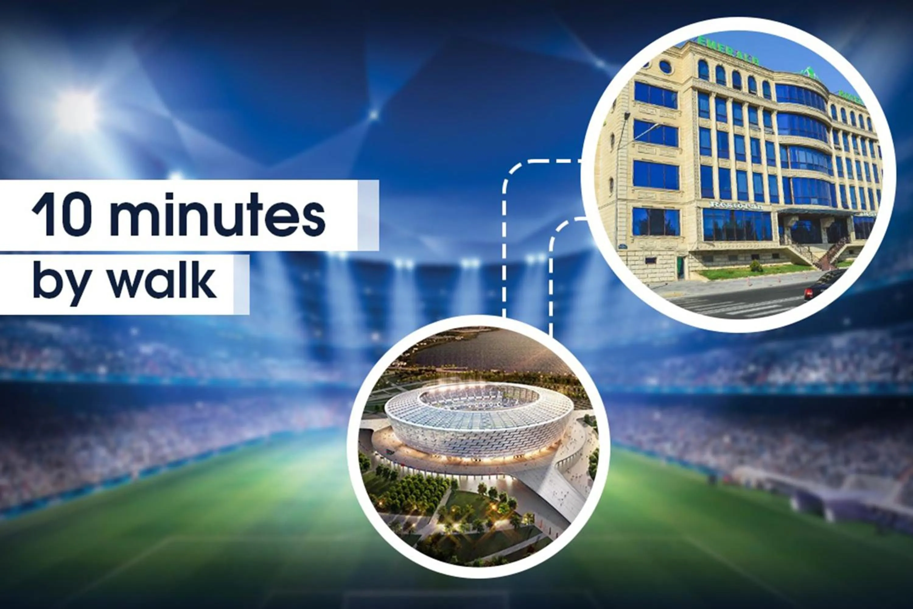 Property building in Emerald Hotel Baku