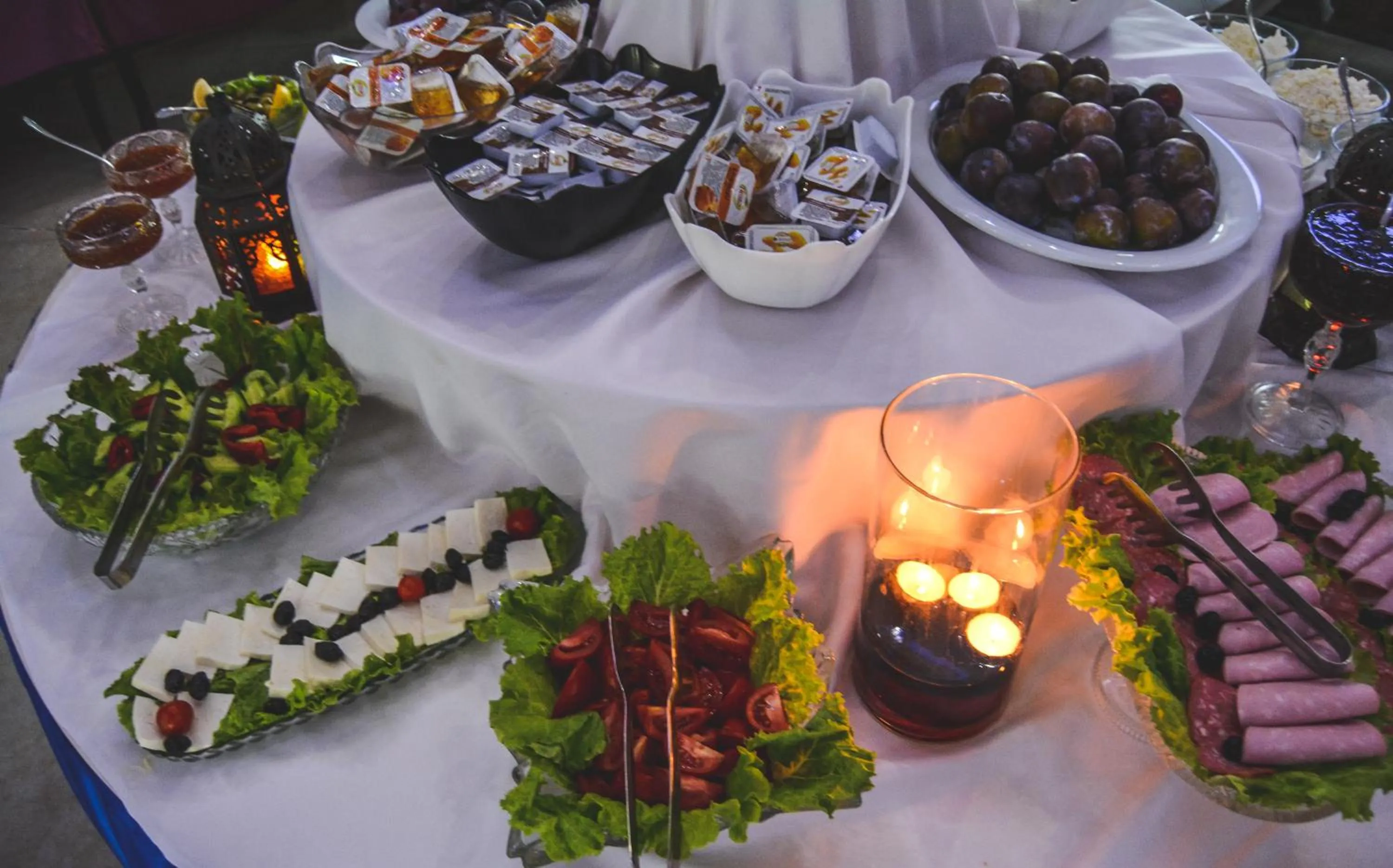Continental breakfast in Emerald Hotel Baku