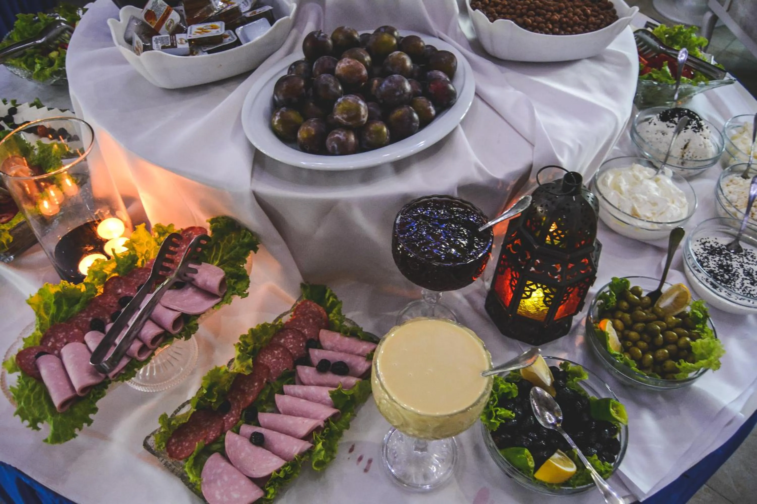 Continental breakfast in Emerald Hotel Baku