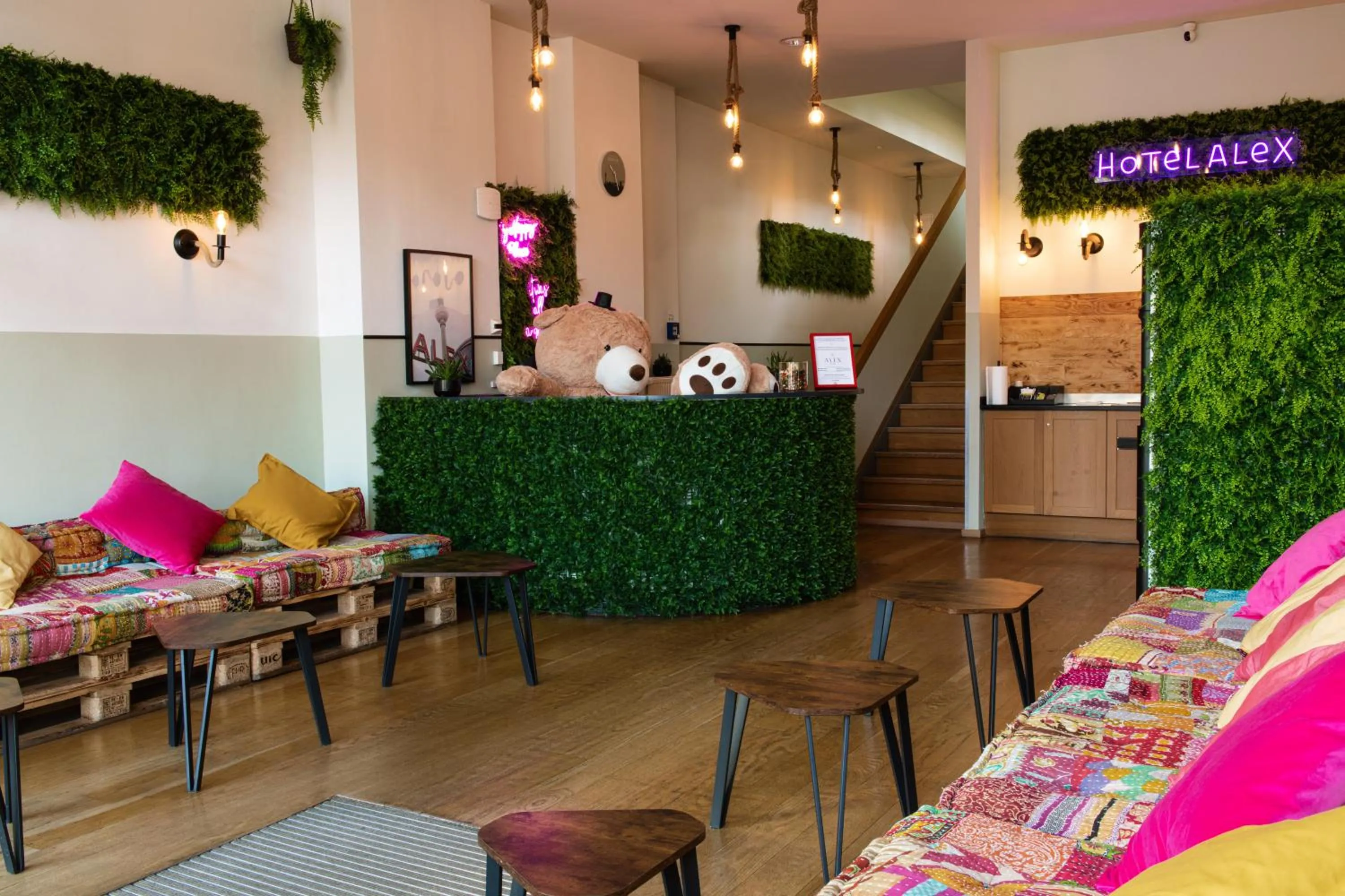 Living room in Hotel Alex Berlin