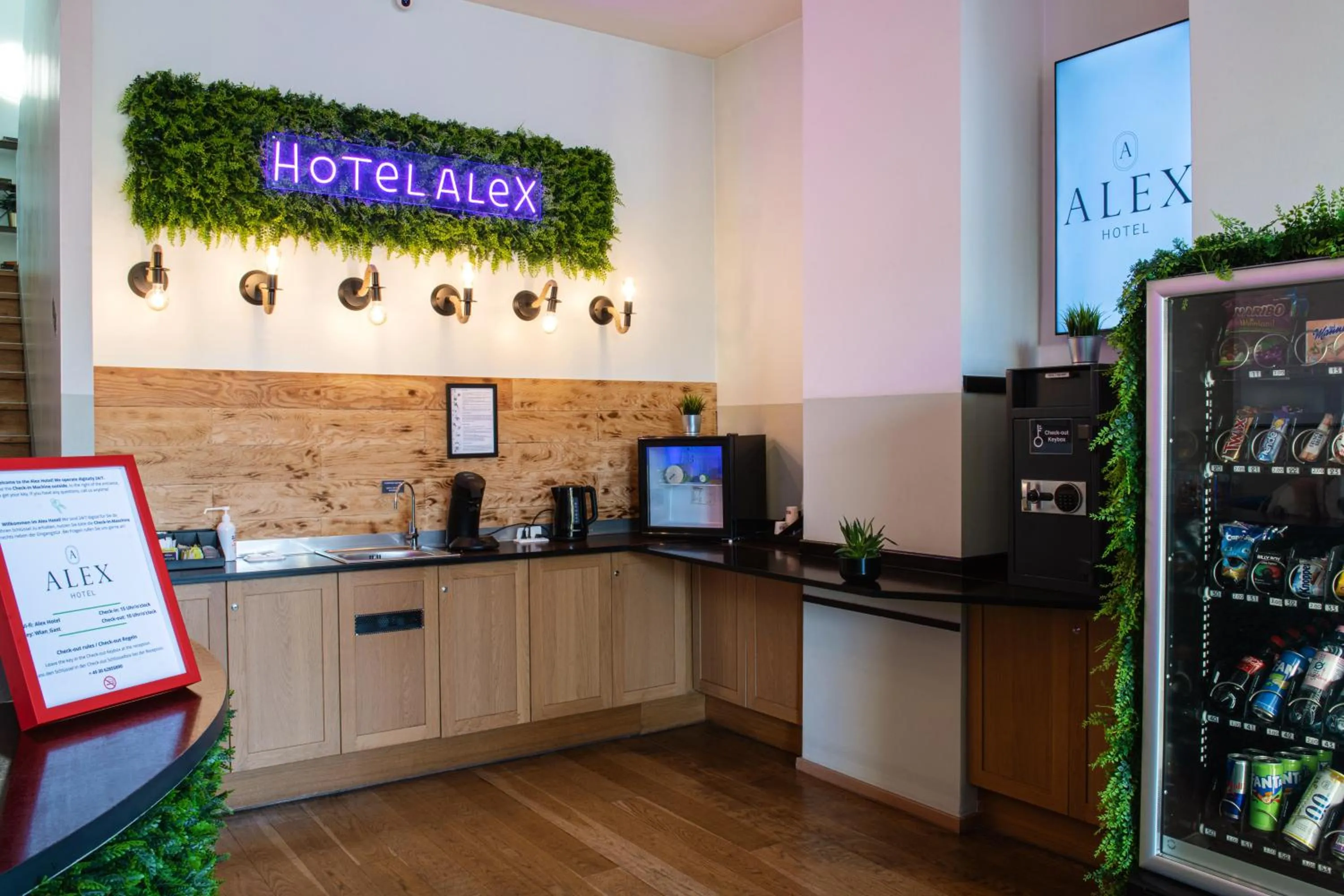 Lobby or reception in Hotel Alex Berlin