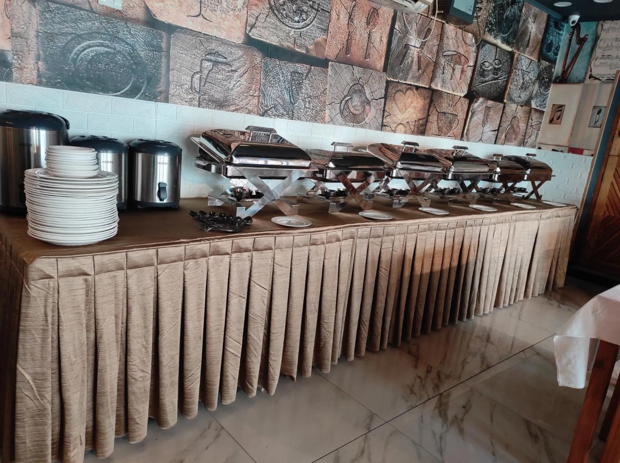 Buffet breakfast in Hotel Sultan Residency