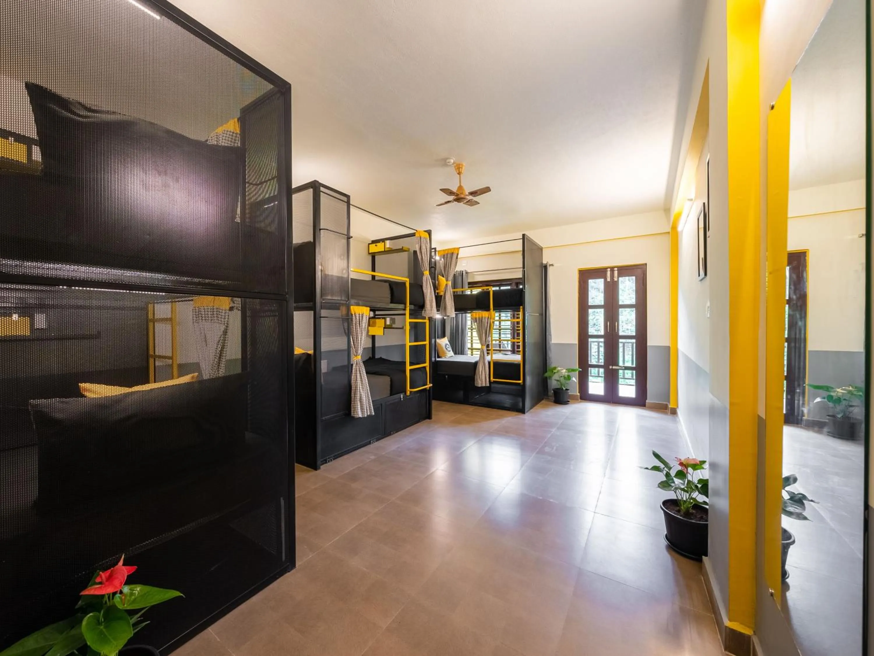 Bed in The Hosteller Coorg Rainforest, Madikeri