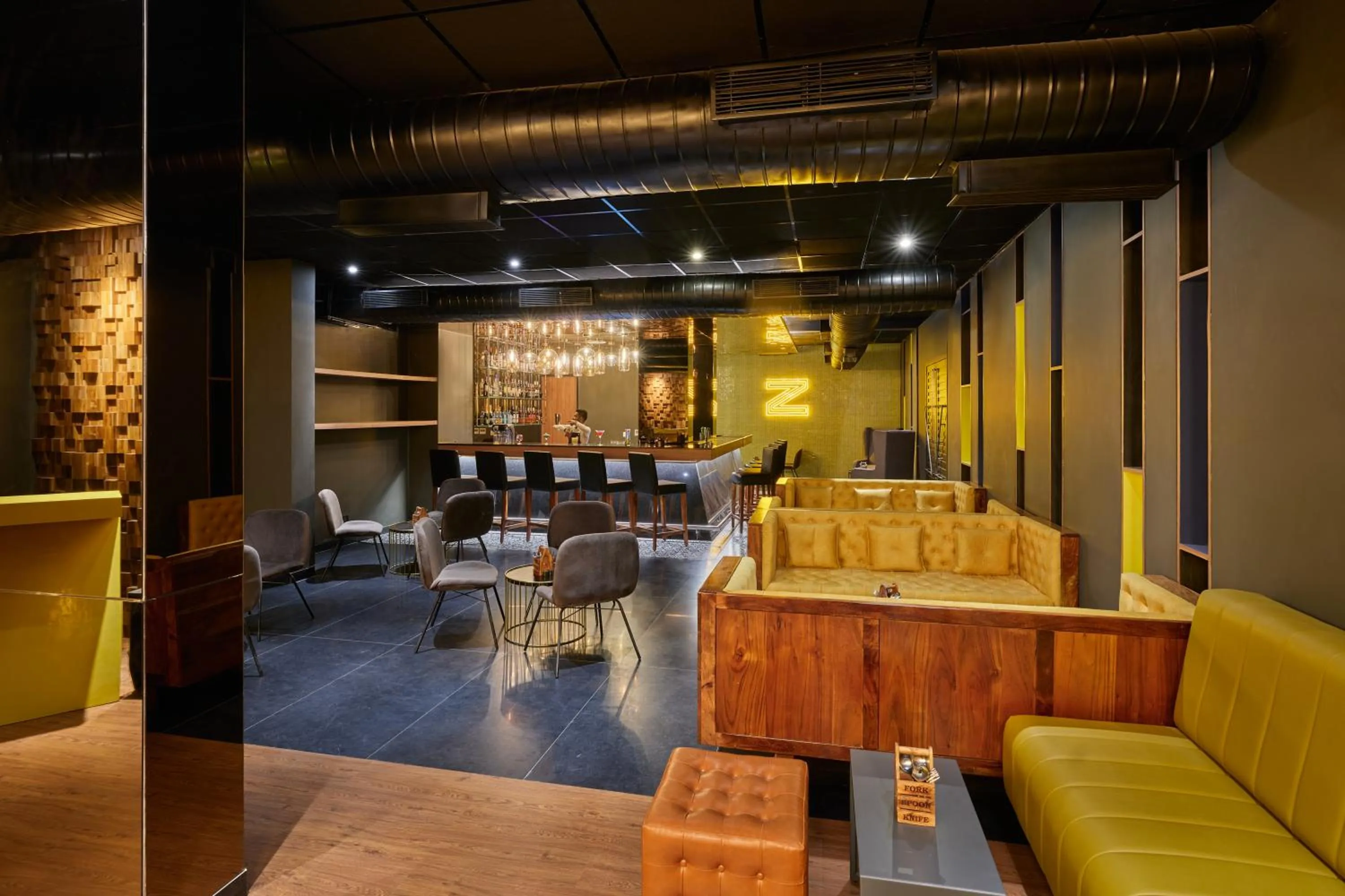 Lounge or bar in Zone By The Park Gopalpur