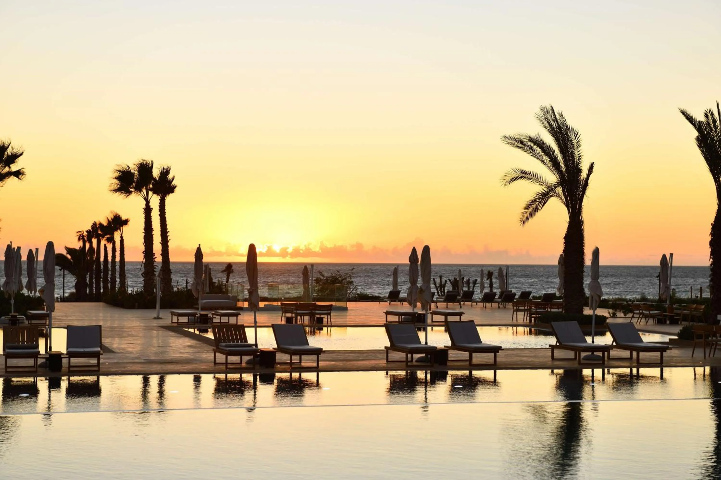 Pool view in Hilton Taghazout Bay Beach Resort & Spa