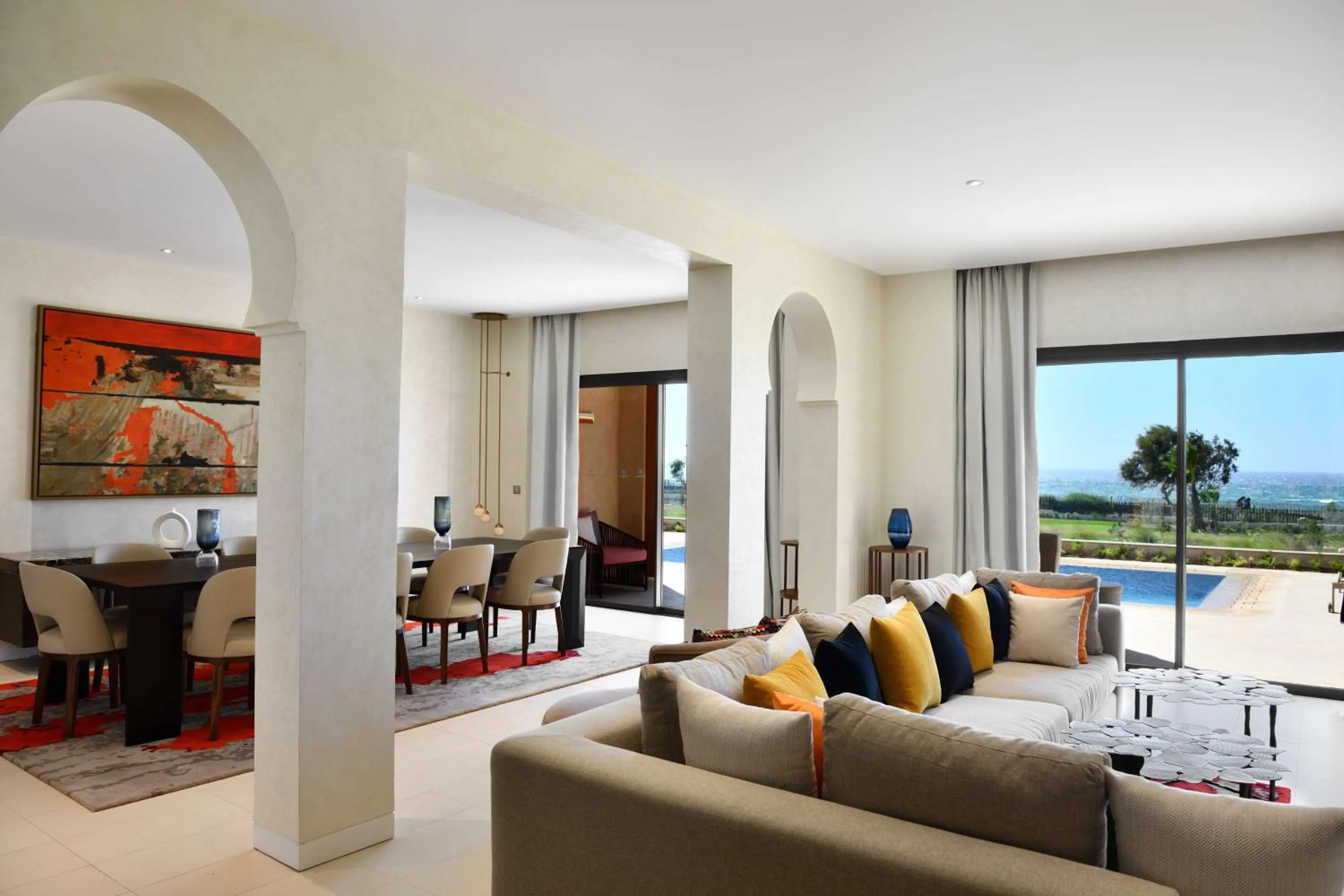 Living room in Hilton Taghazout Bay Beach Resort & Spa
