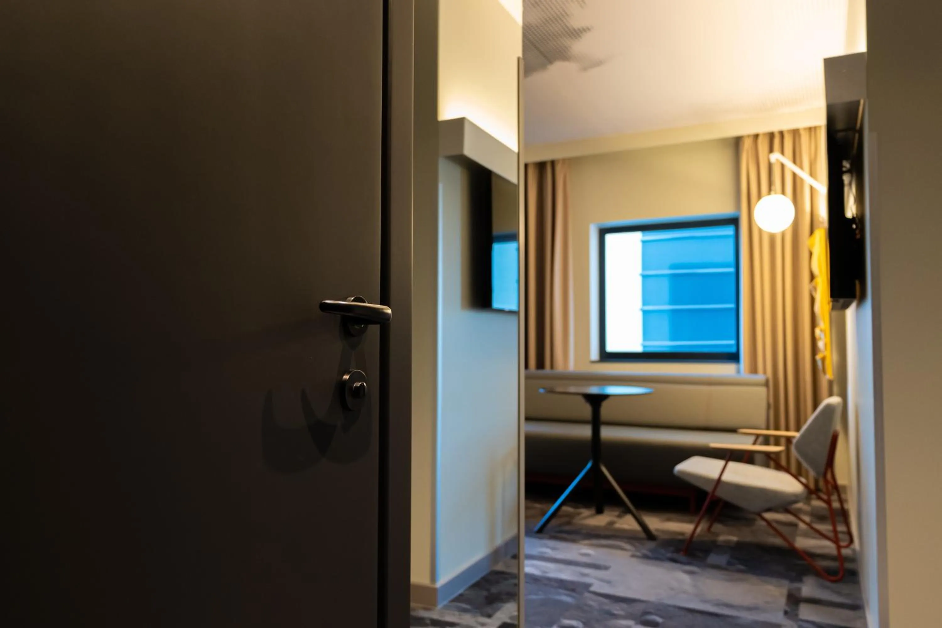 Living room, Bed in ibis Lviv Center