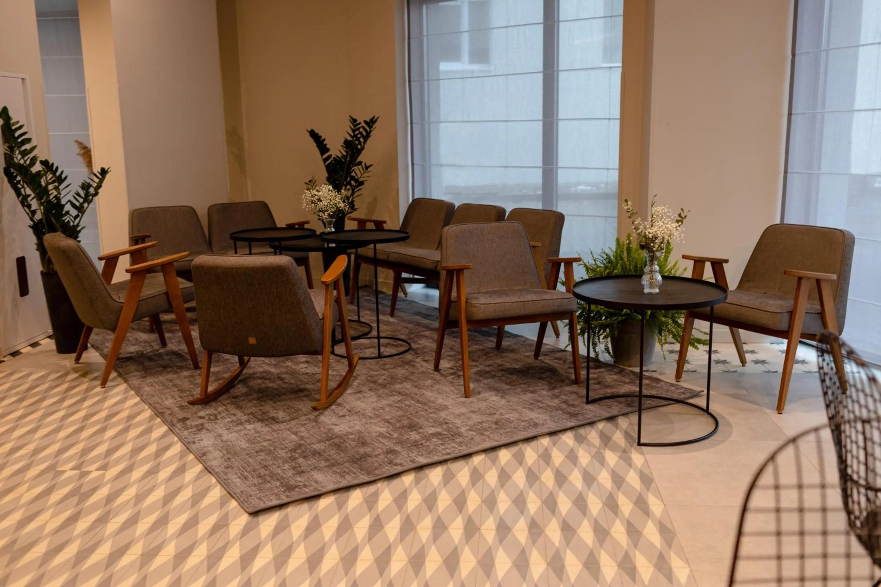 Seating area in ibis Lviv Center