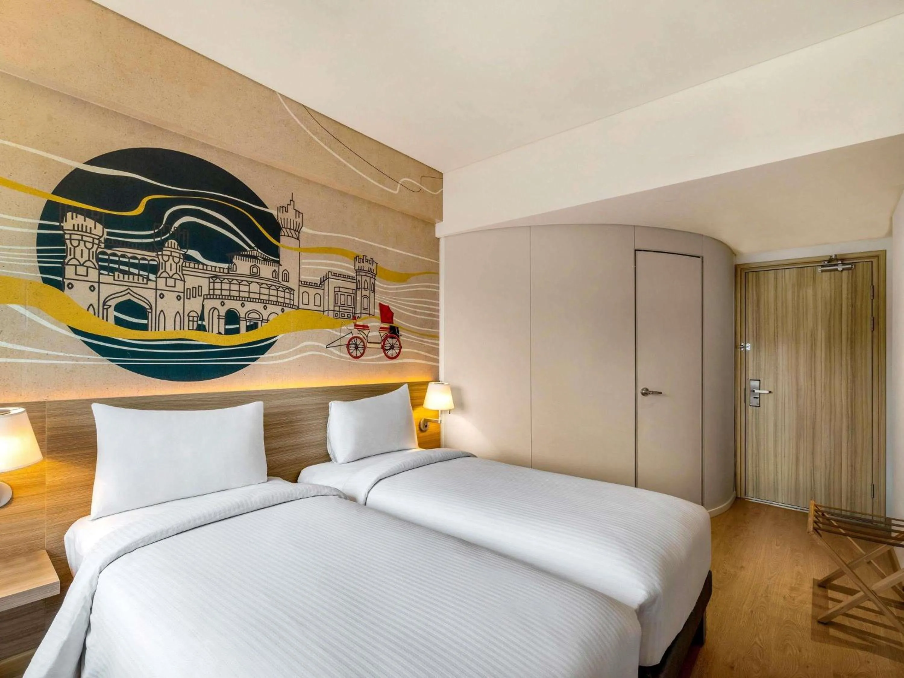 Bedroom, Bed in ibis Bengaluru Hebbal - An Accor Brand