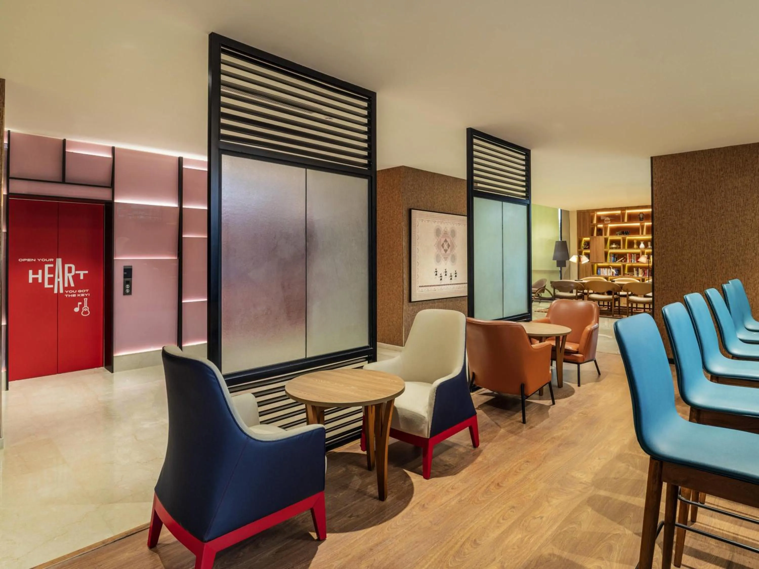Lounge or bar in ibis Bengaluru Hebbal - An Accor Brand