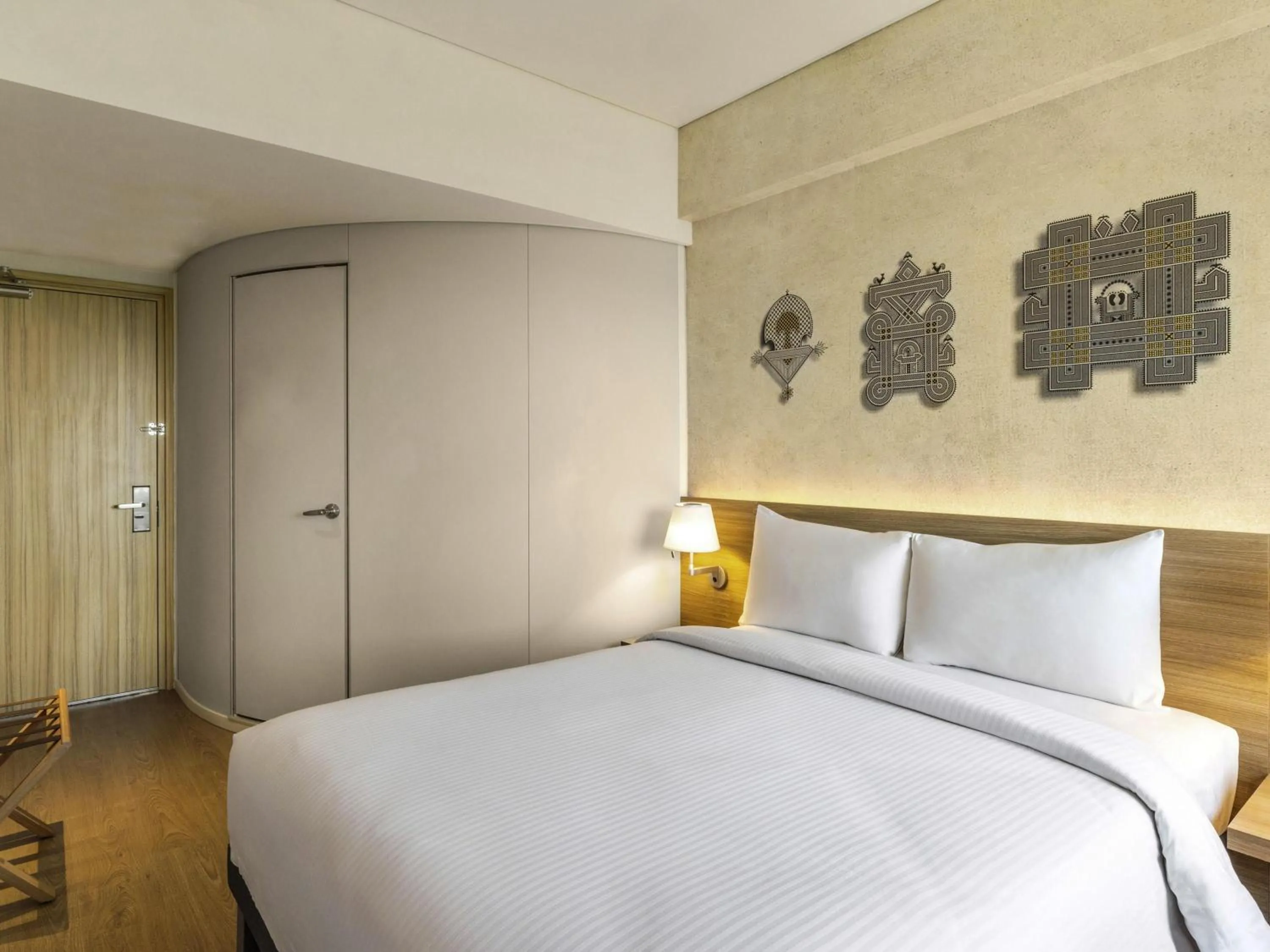 Bedroom, Bed in ibis Bengaluru Hebbal - An Accor Brand