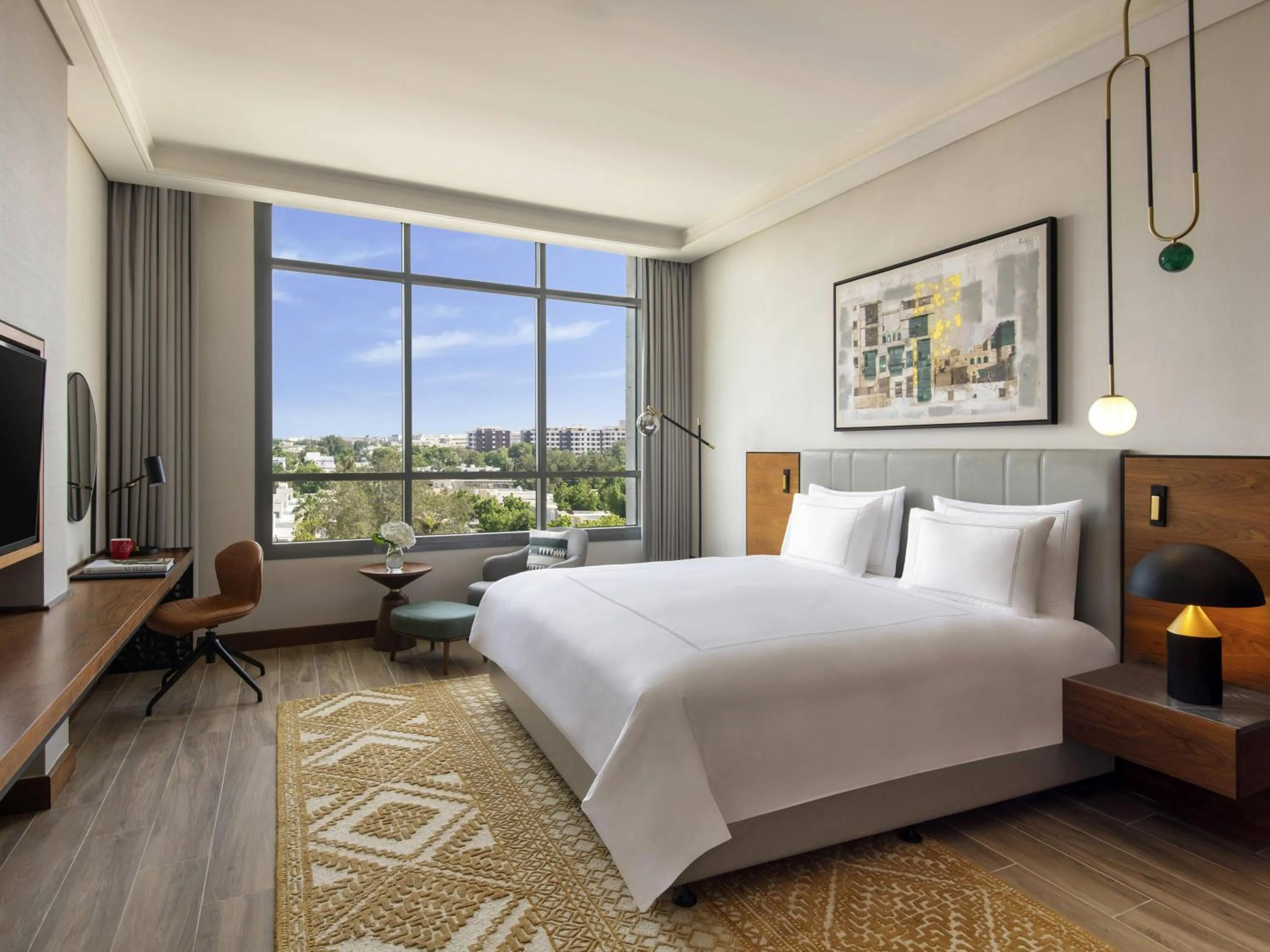 Bedroom, Bed in Swissotel Living Jeddah