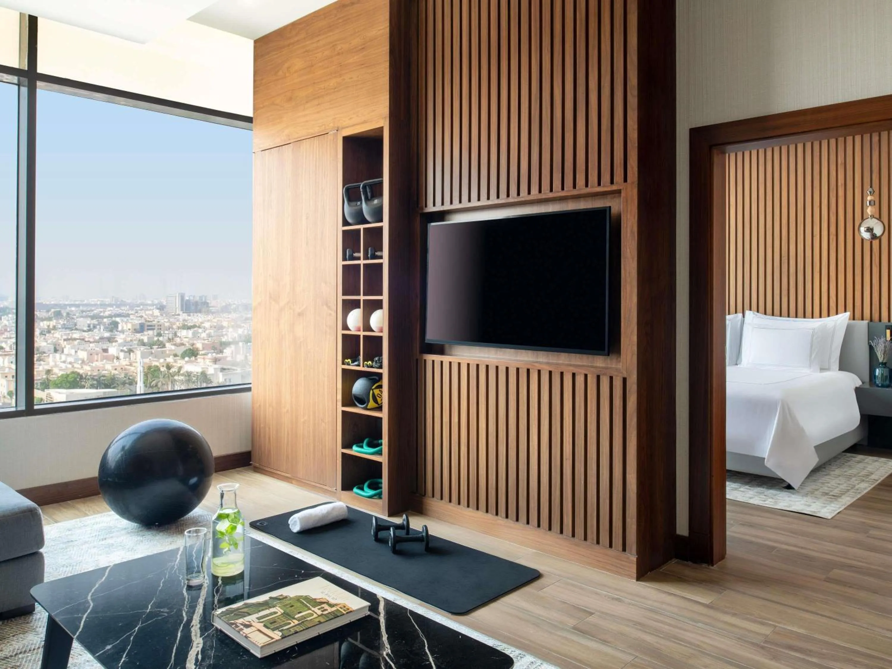 Bedroom, Bed in Swissotel Living Jeddah