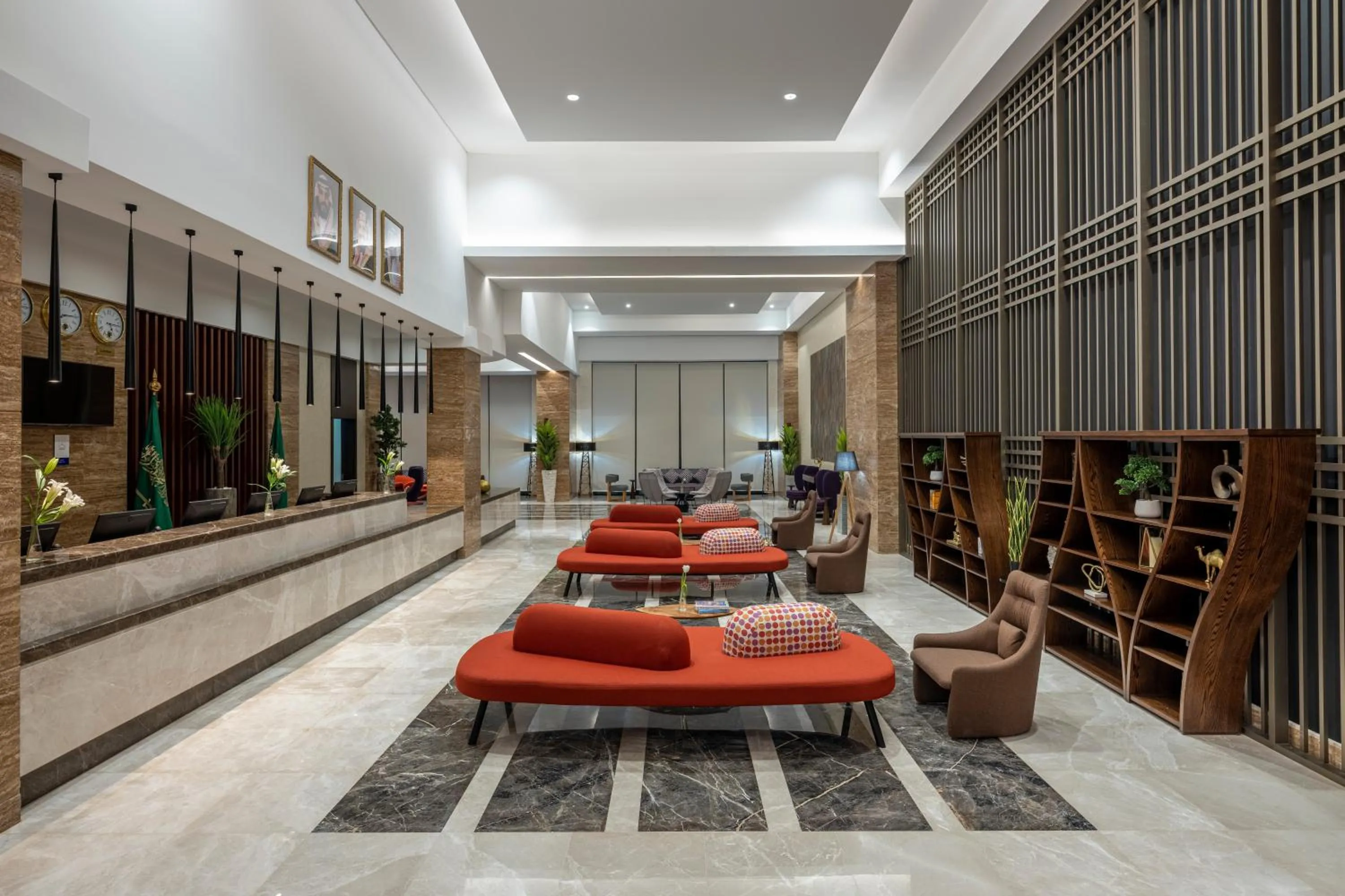 Lobby or reception in Novotel Makkah Thakher City