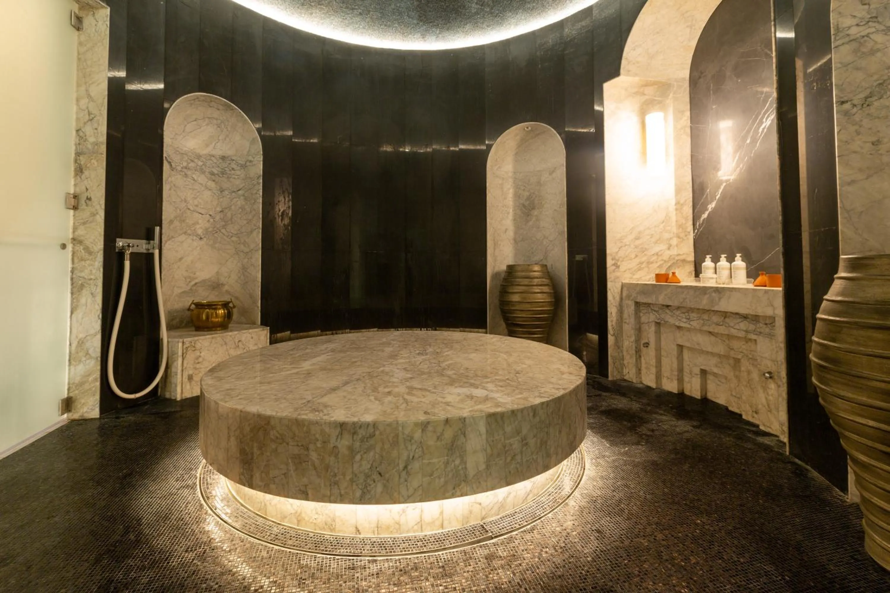 Steam room in Fairmont La Marina Rabat Sale Hotel