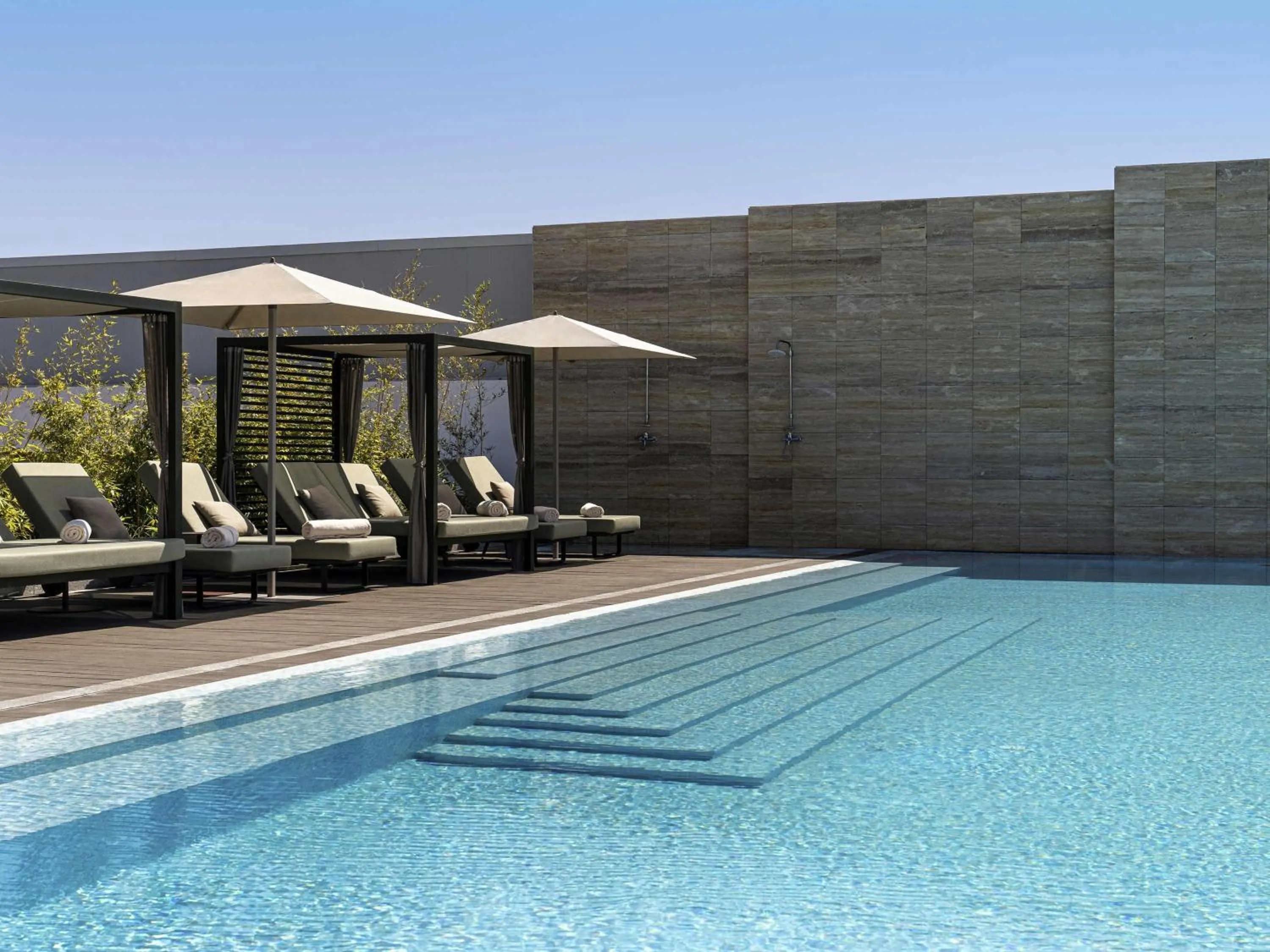 Pool view in Fairmont La Marina Rabat Sale Hotel