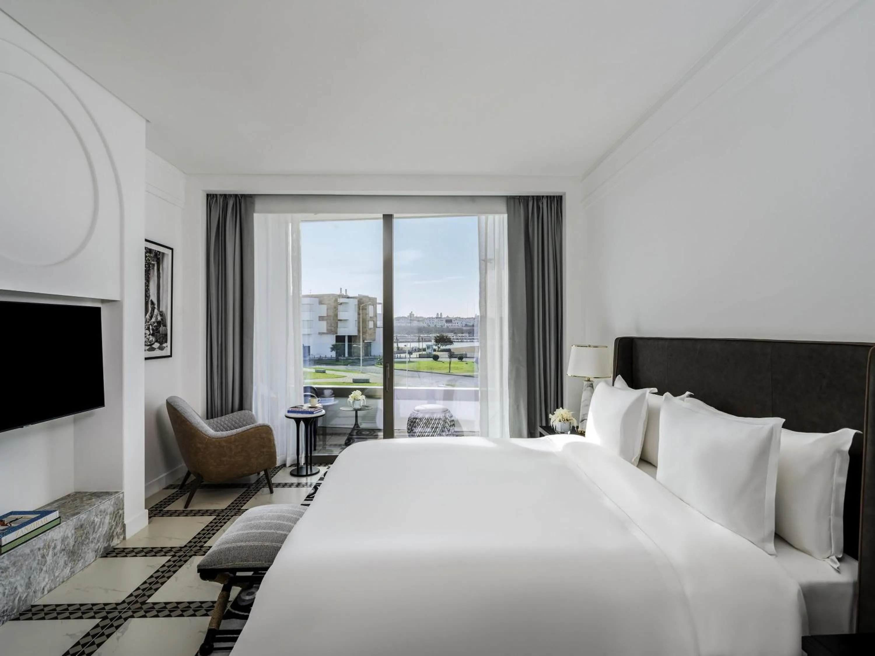 Bedroom, Bed in Fairmont La Marina Rabat Sale Hotel