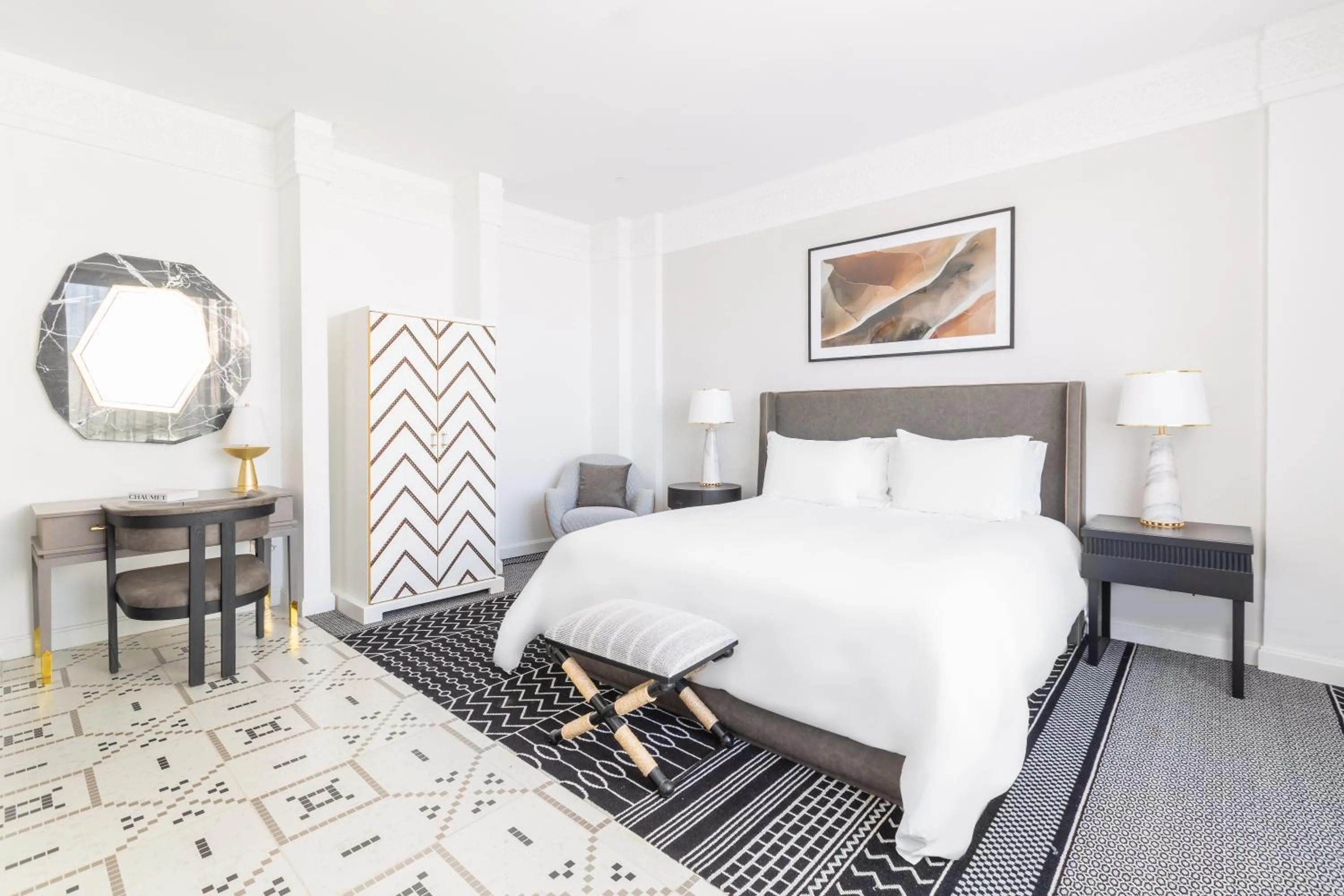 Photo of the whole room, Bed in Fairmont La Marina Rabat Sale Hotel